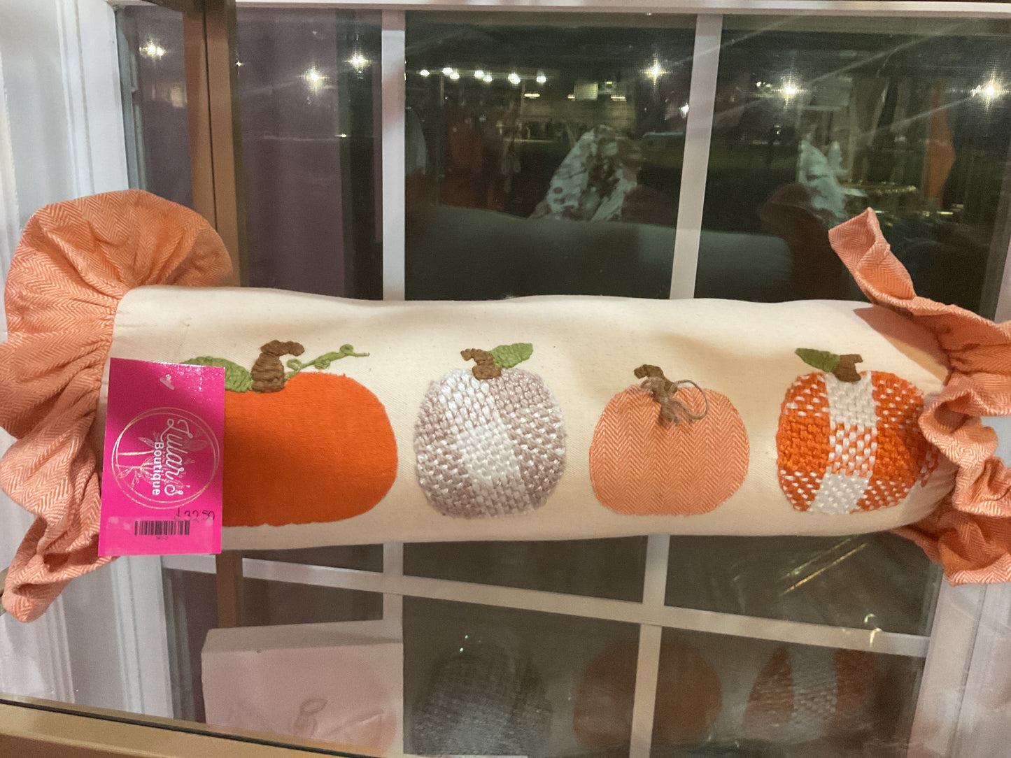 Pumpkin accent pillow