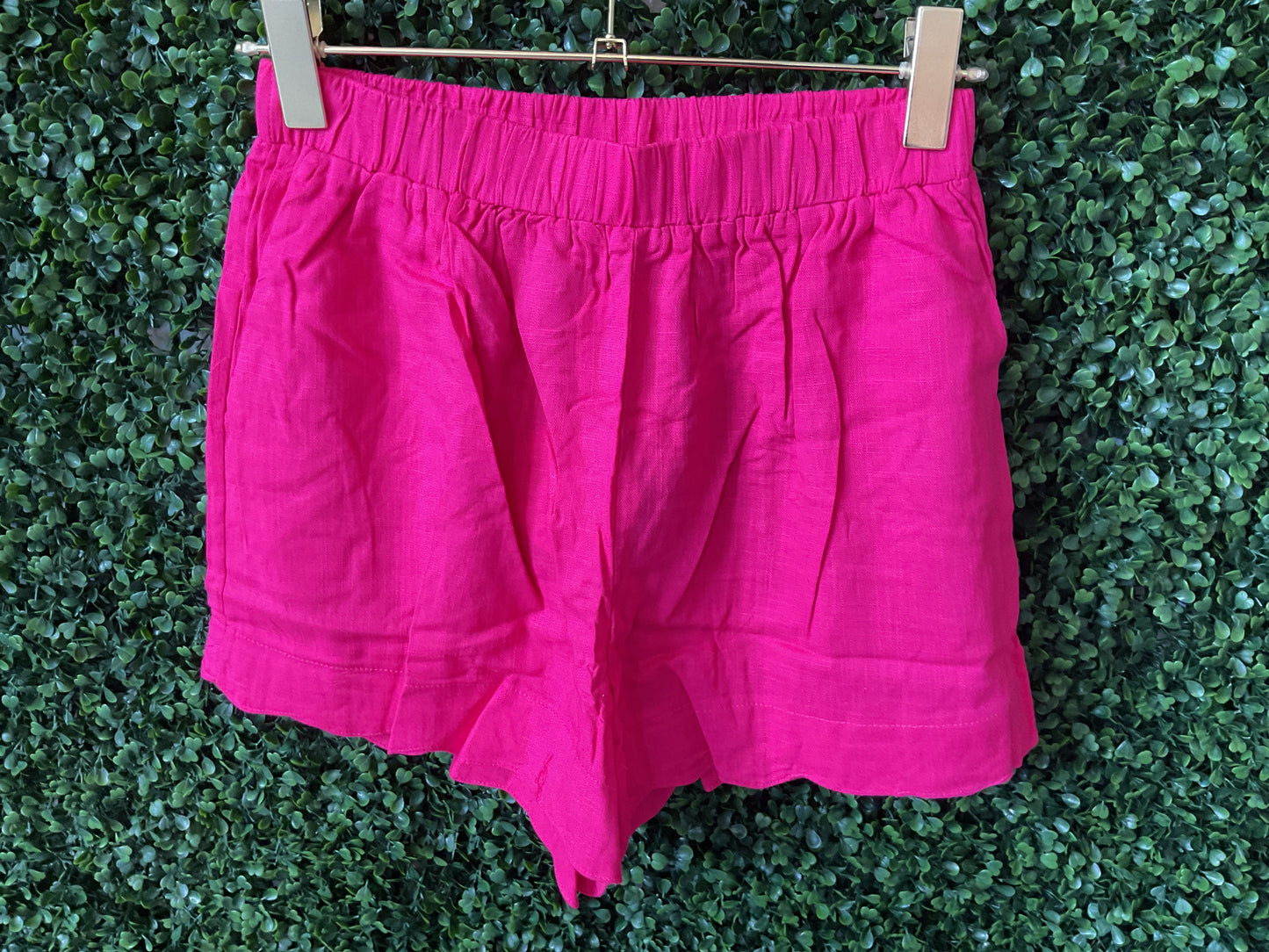 Hot pink shorts