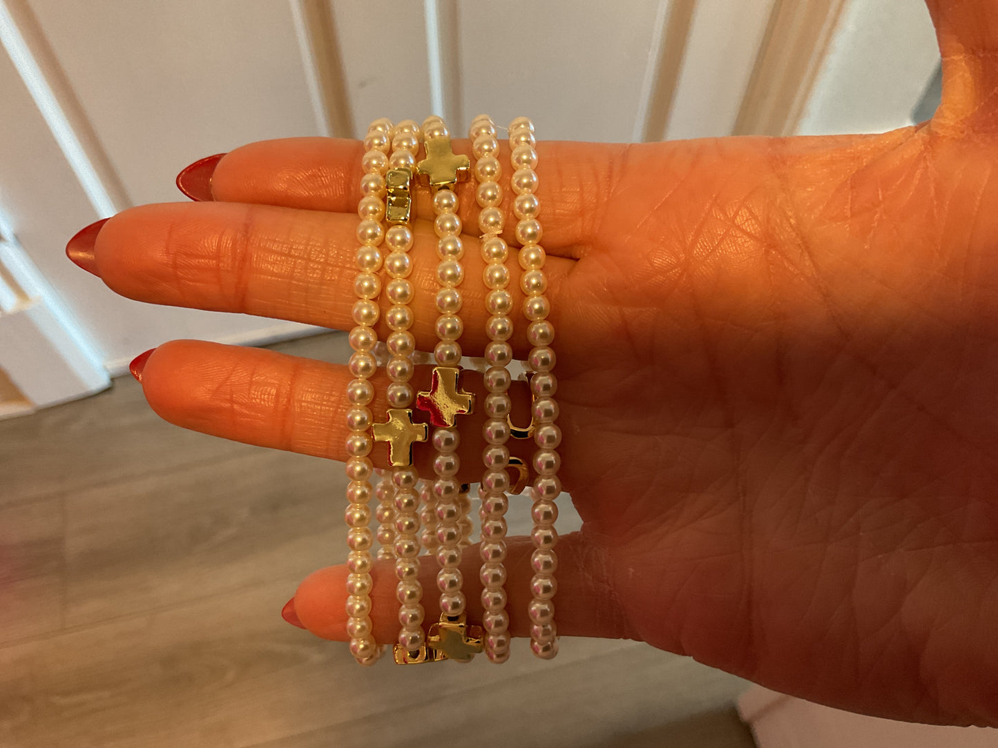 Cross & Pearls