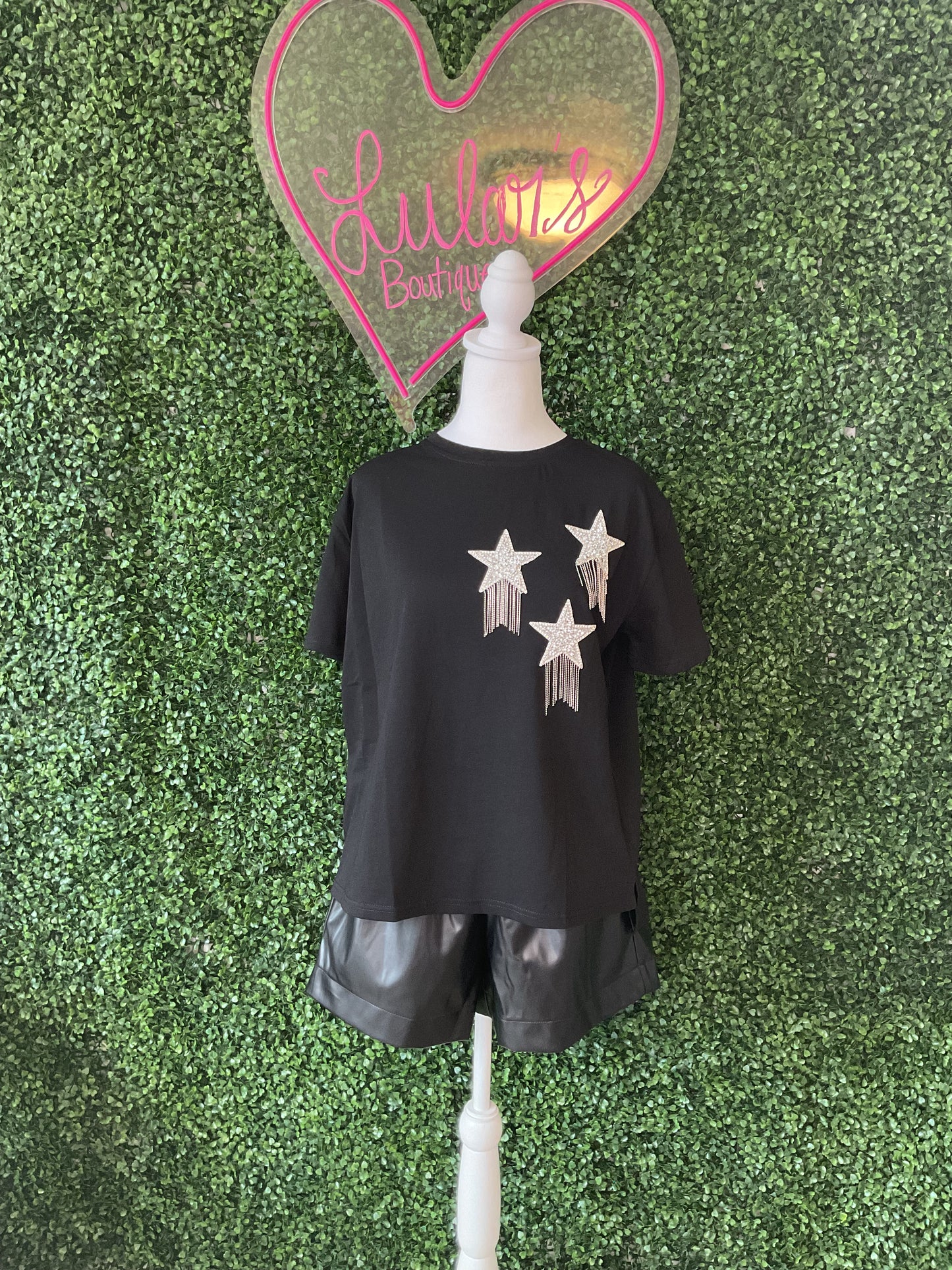 In the stars black