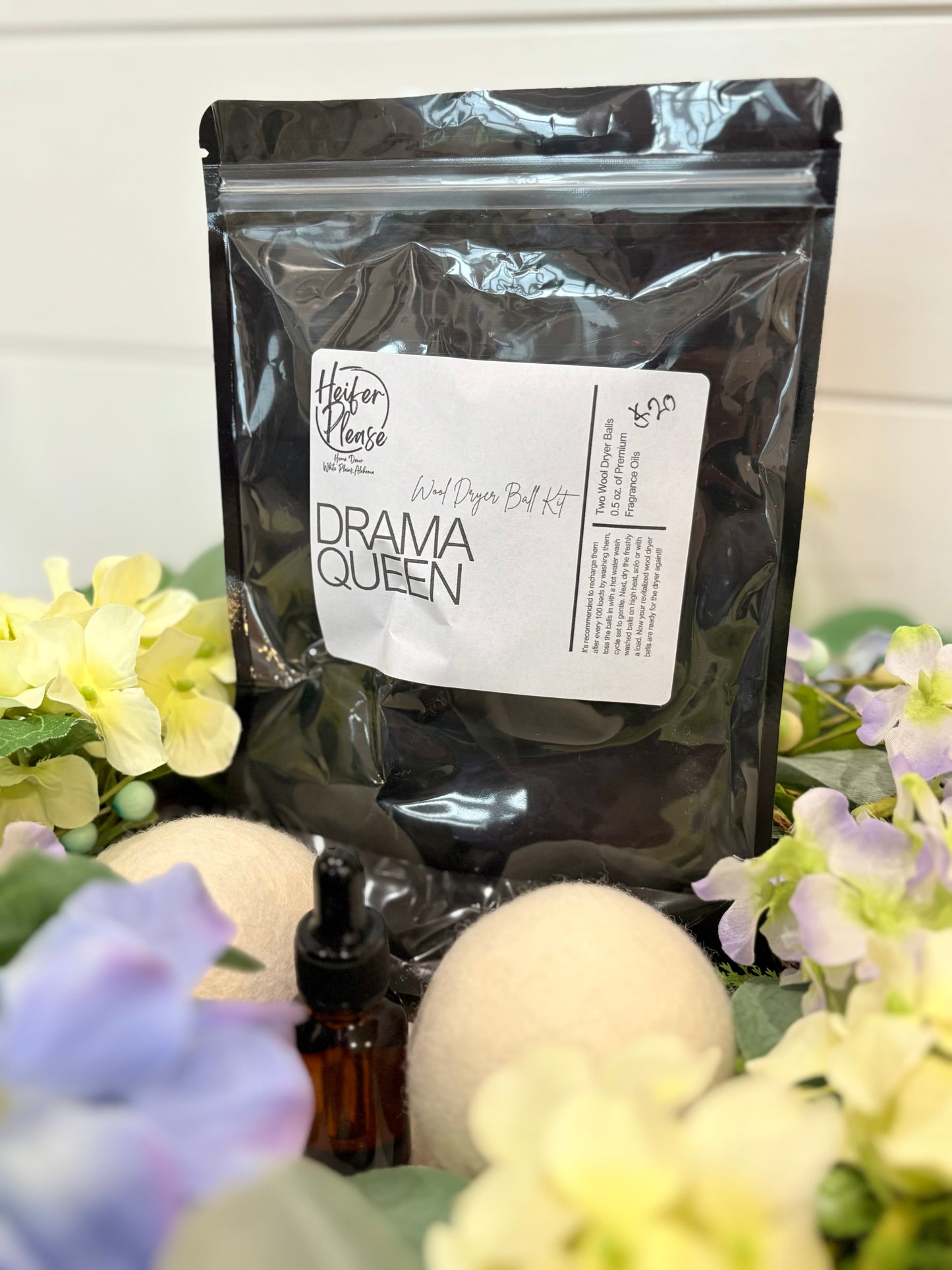 Wool Dryer Ball Kit