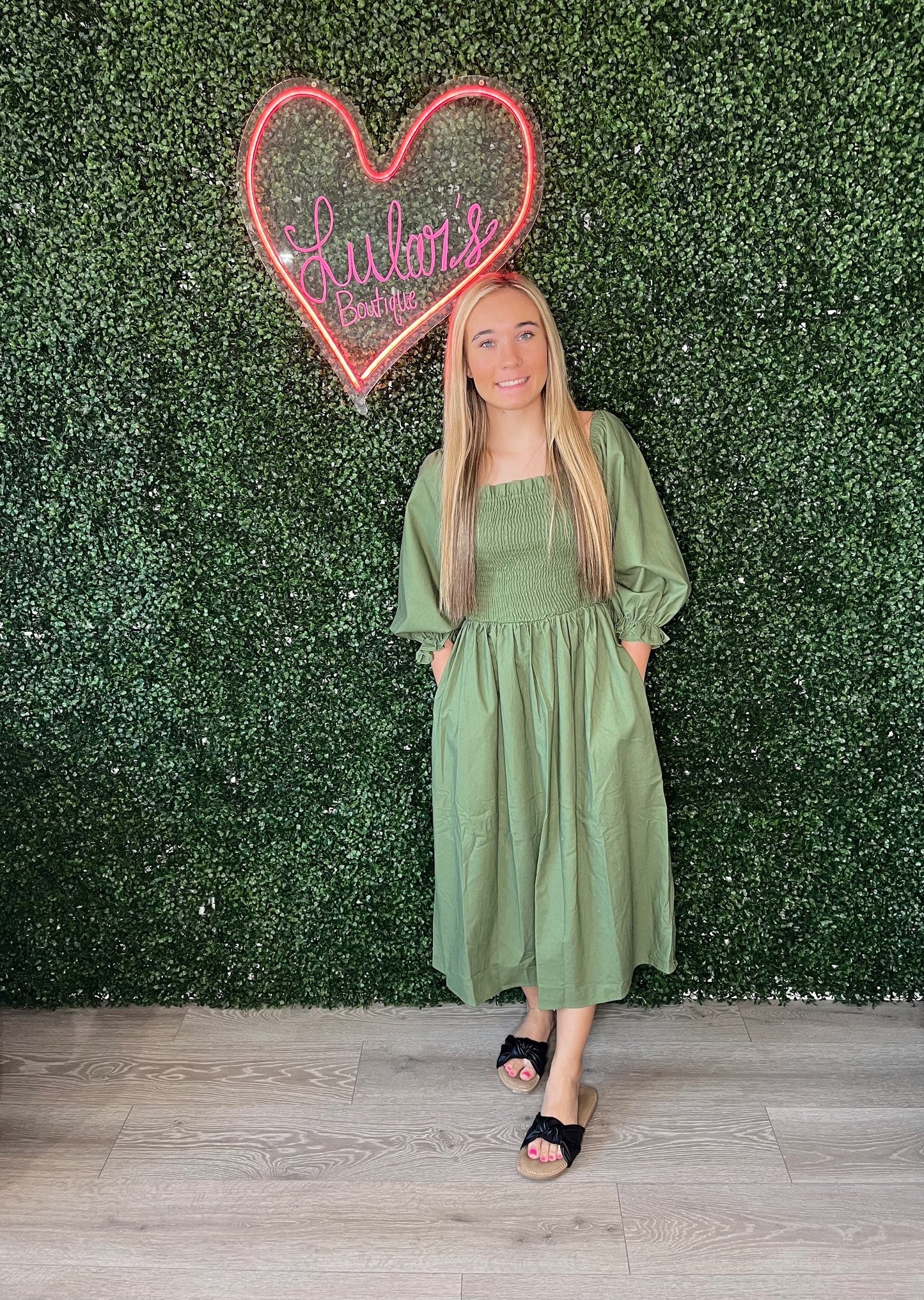 Darling Green Dress