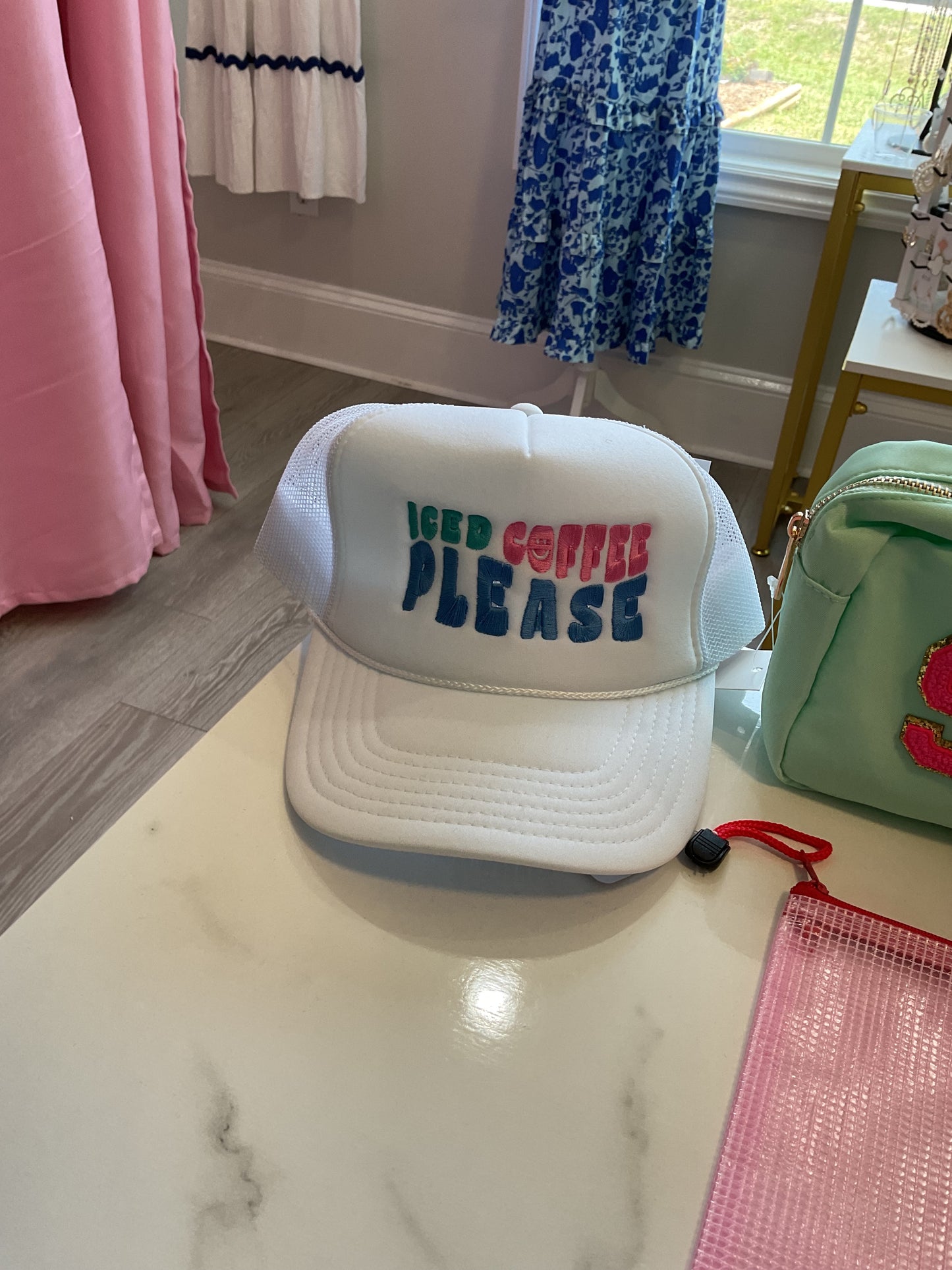 Trucker hats embroidered