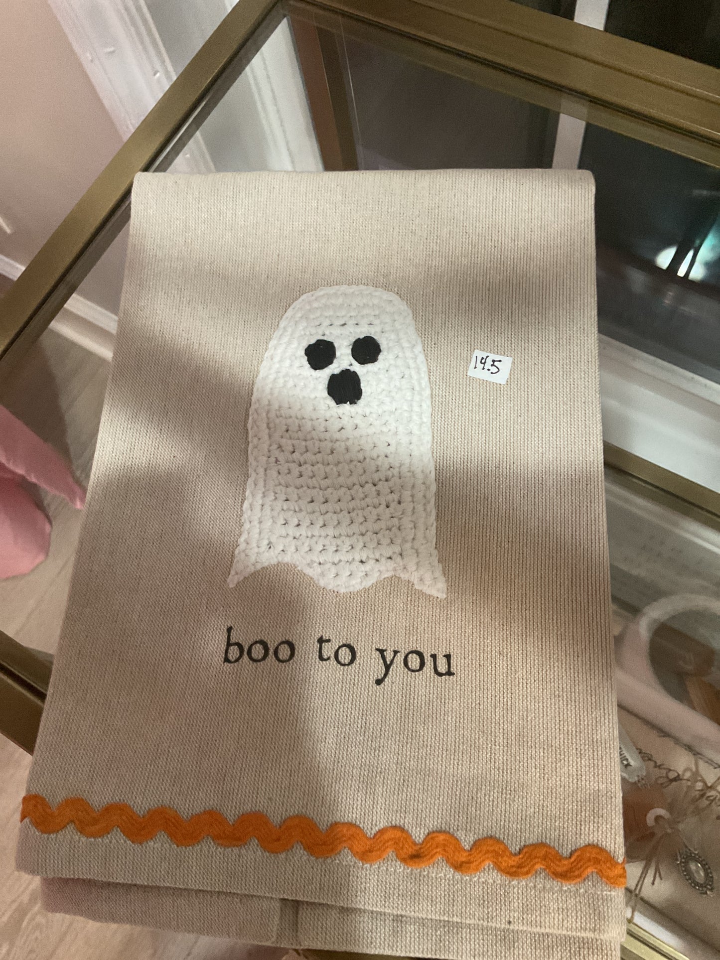 Boo to you towel