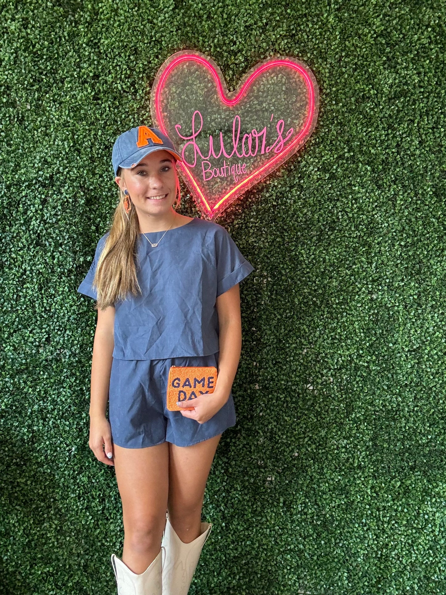 Auburn Blue Set (shorts)