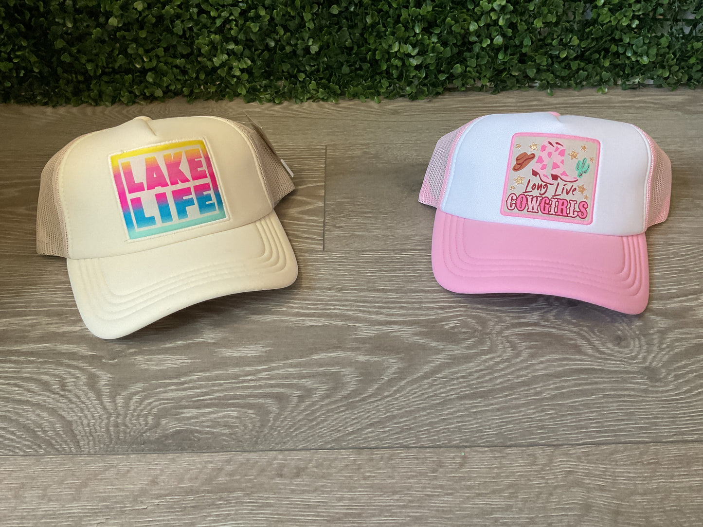 Trucker hats embroidered patches