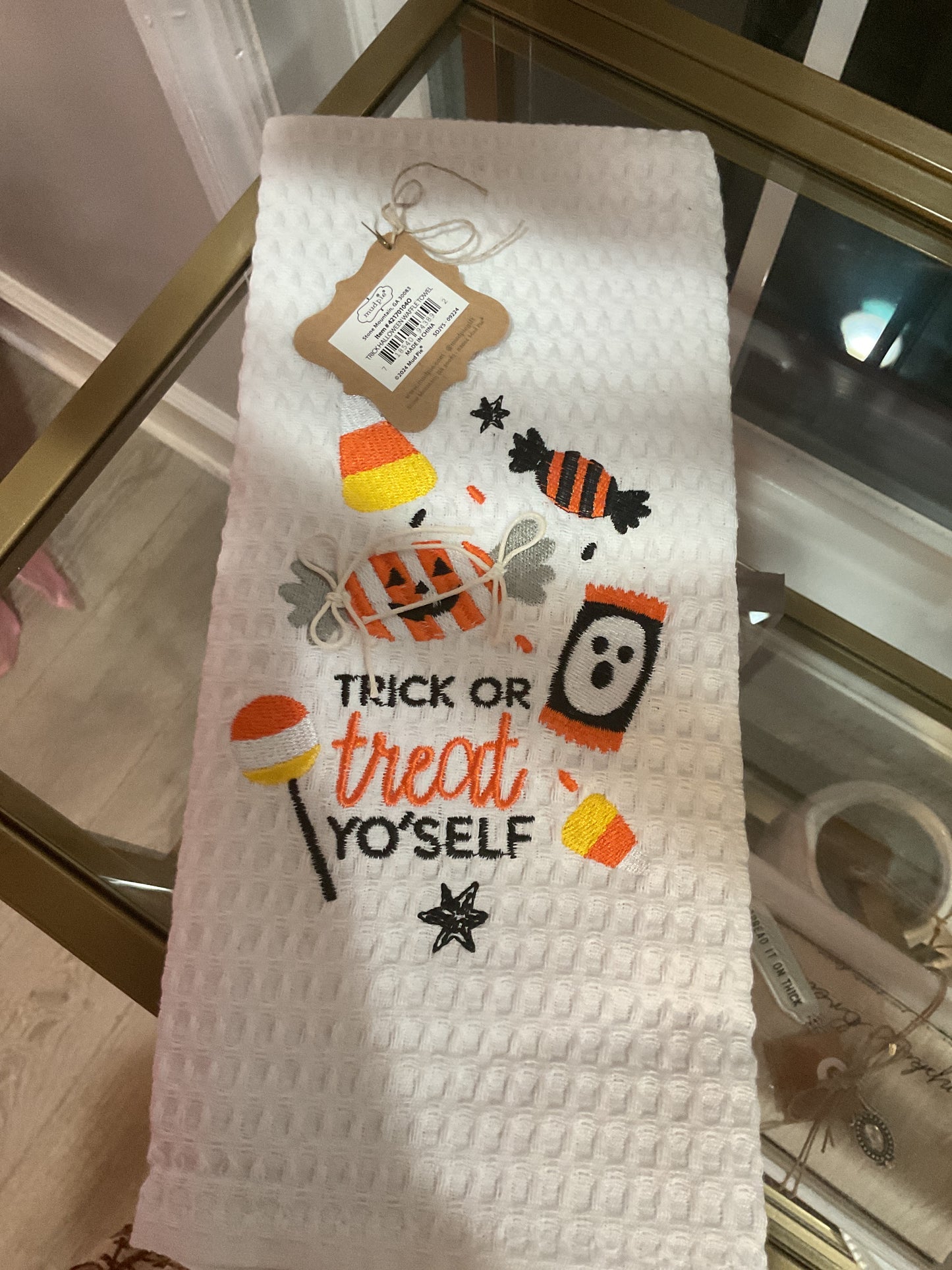 Trick or treat yourself towel