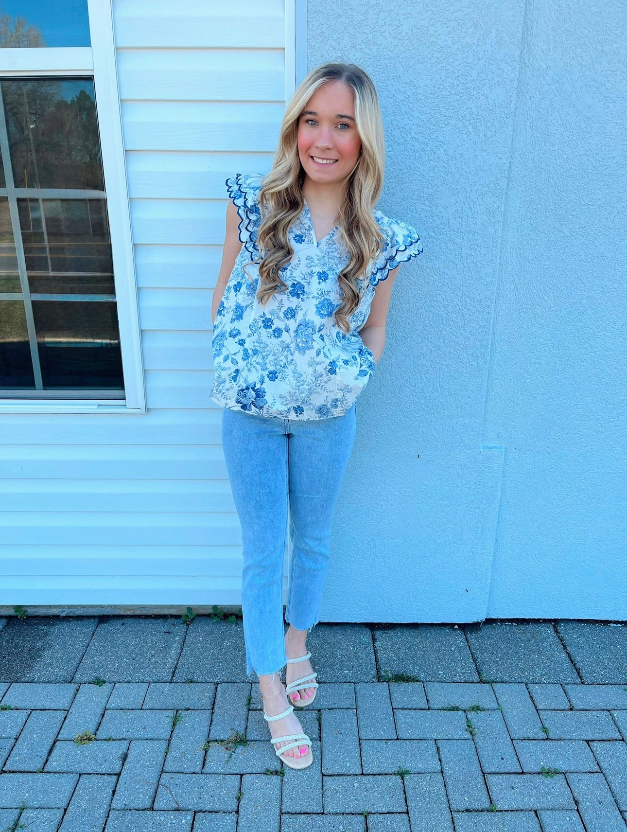 Country Club Florals Blouse