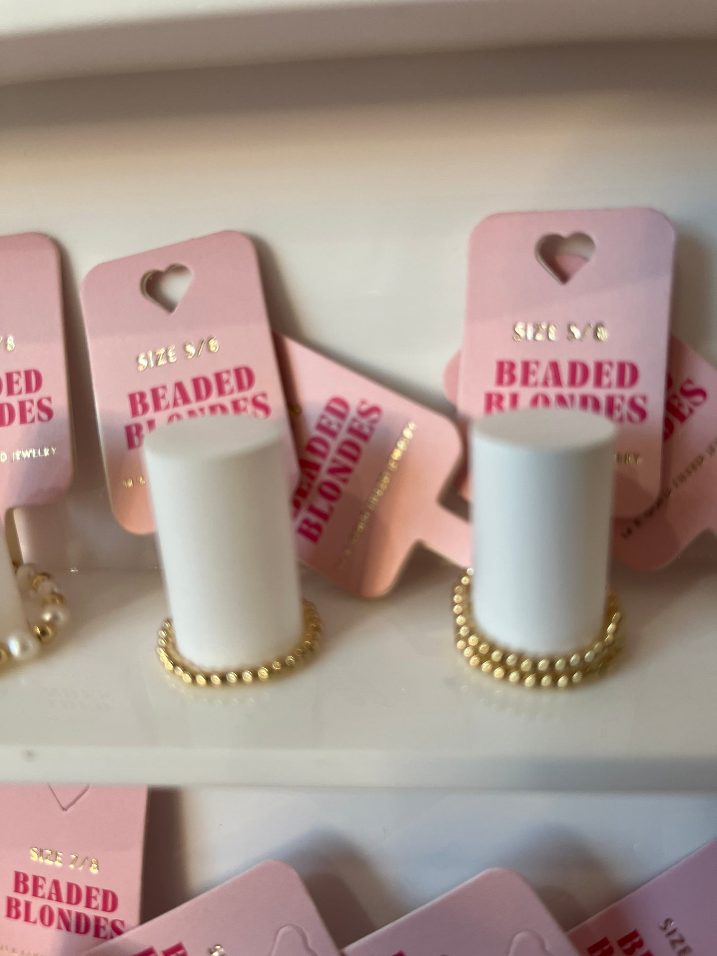 BB Lexi Beaded Band Gold