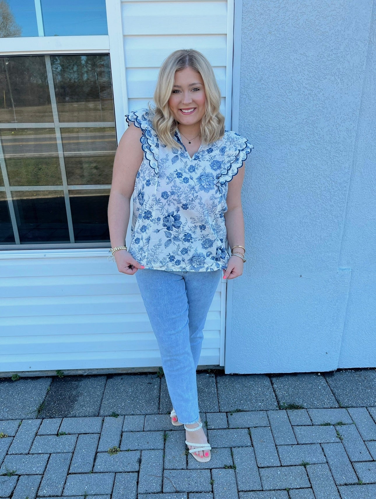 Country Club Florals Blouse