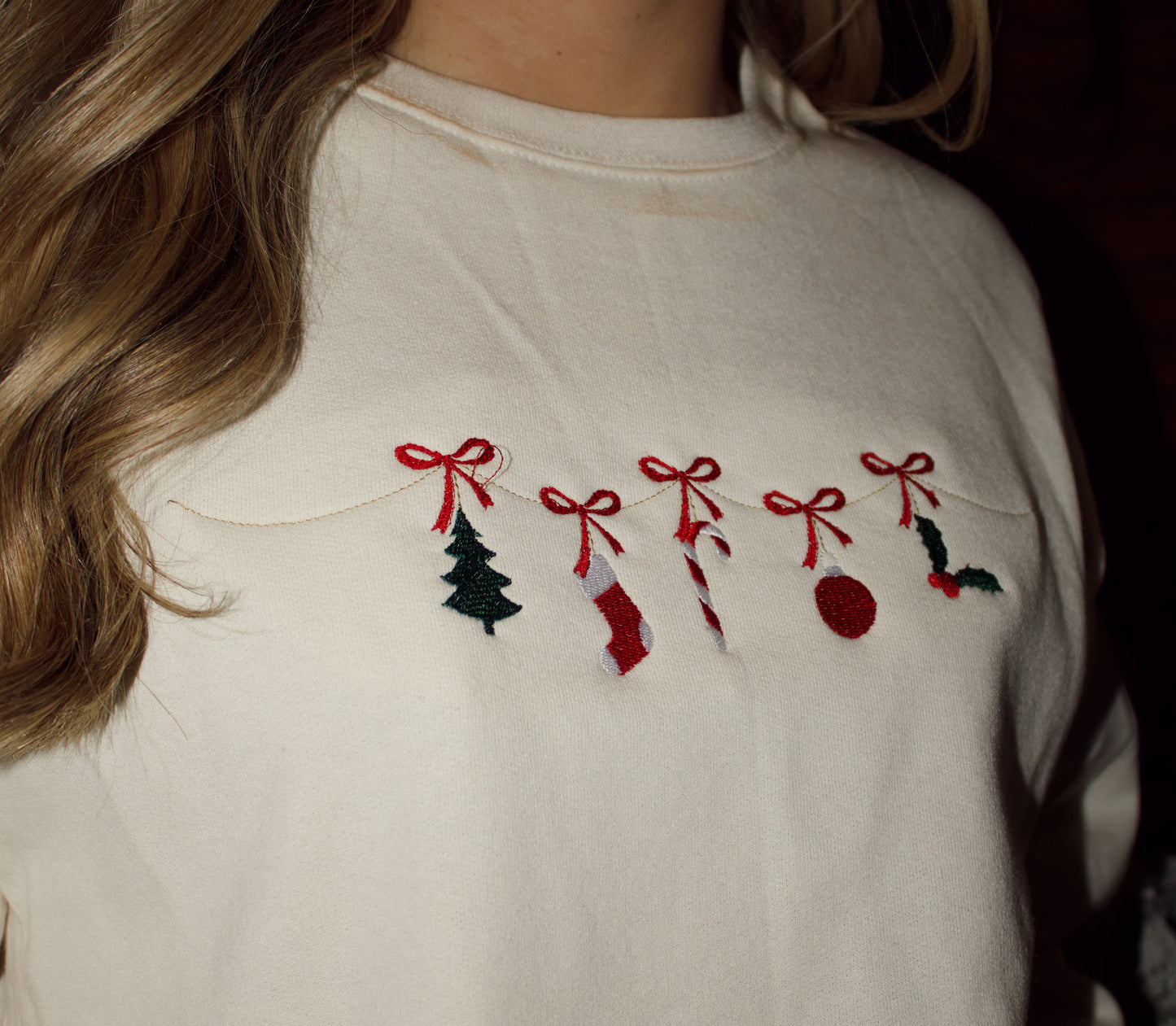 Christmas Bows Sweatshirt