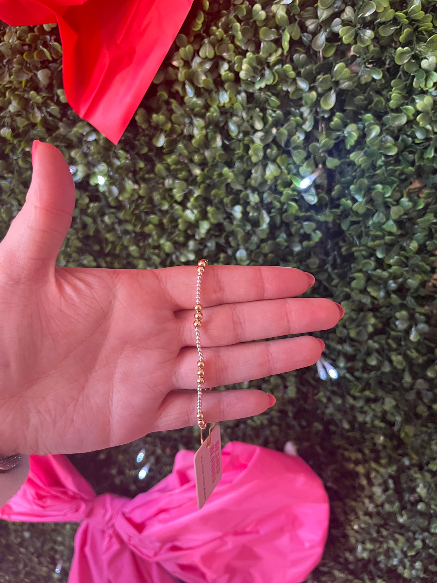 BB ILY Bracelet Silver+Gold