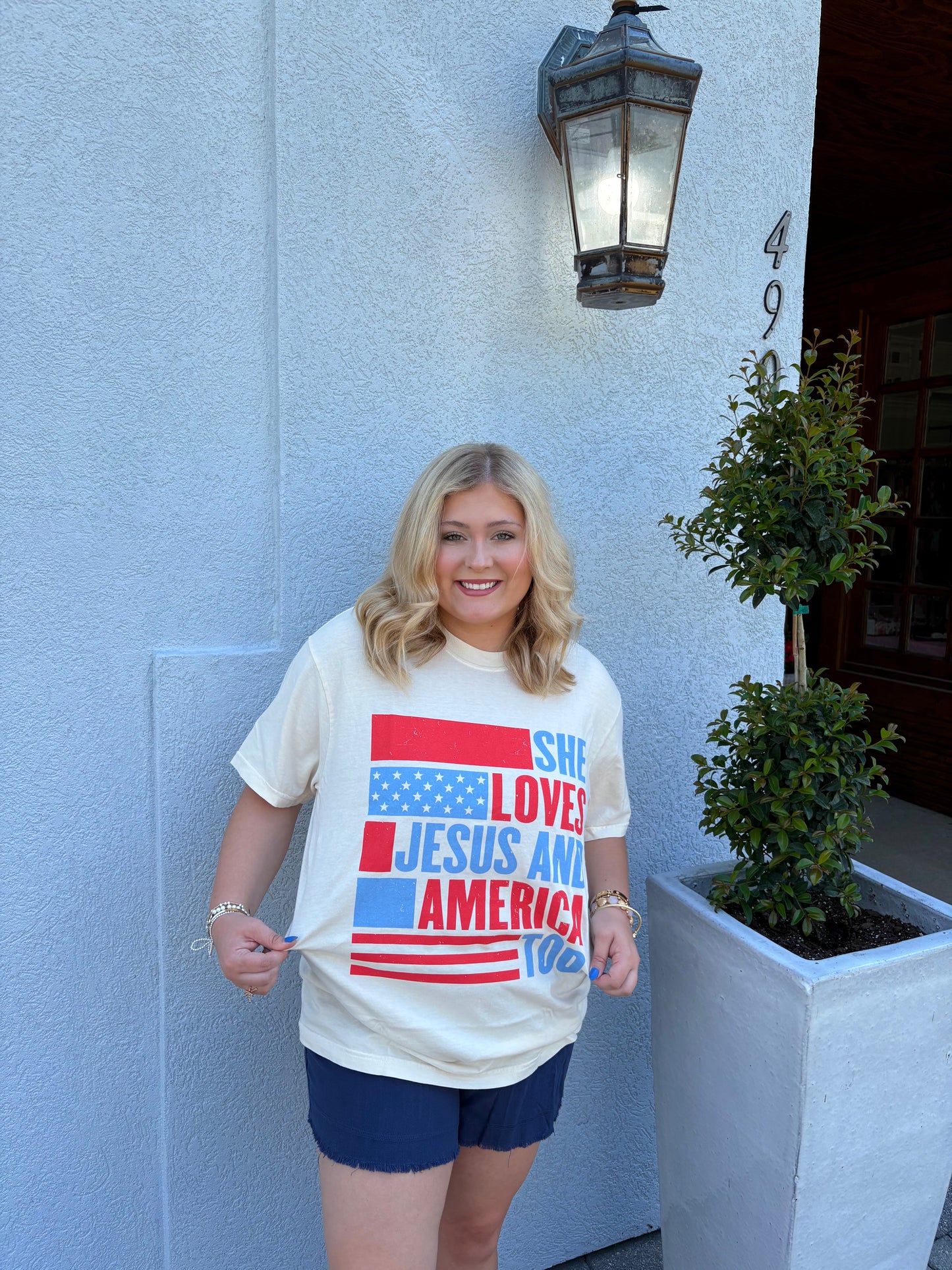 She Loves Jesus and America Too