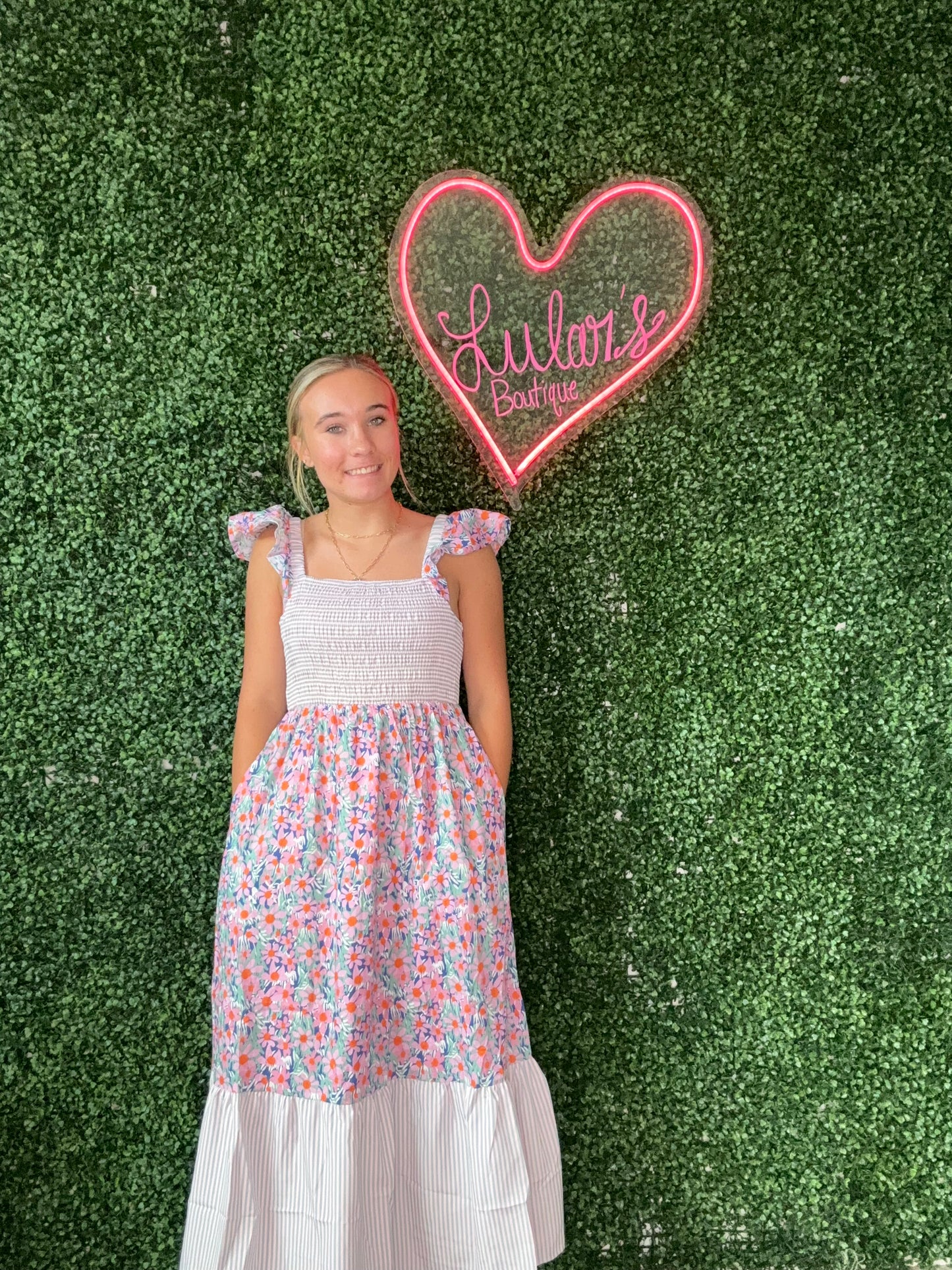 Flowers of Joy Long Dress