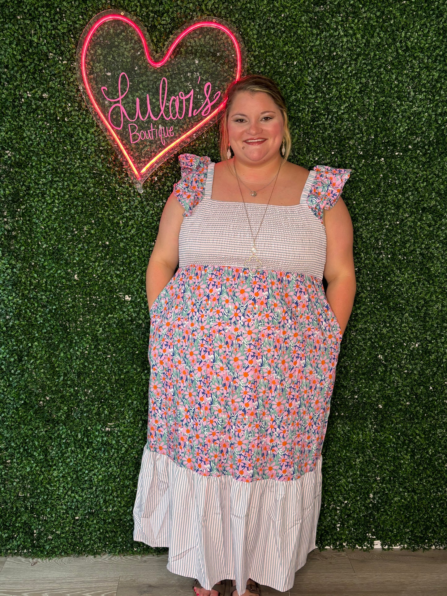 Flowers of Joy Long Dress