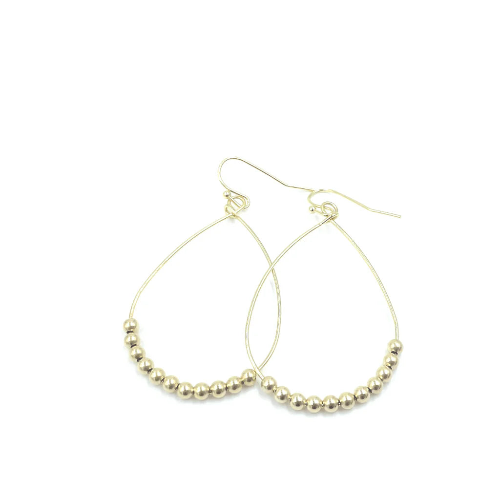 Erin Gray-Aster Beaded Earring Gold