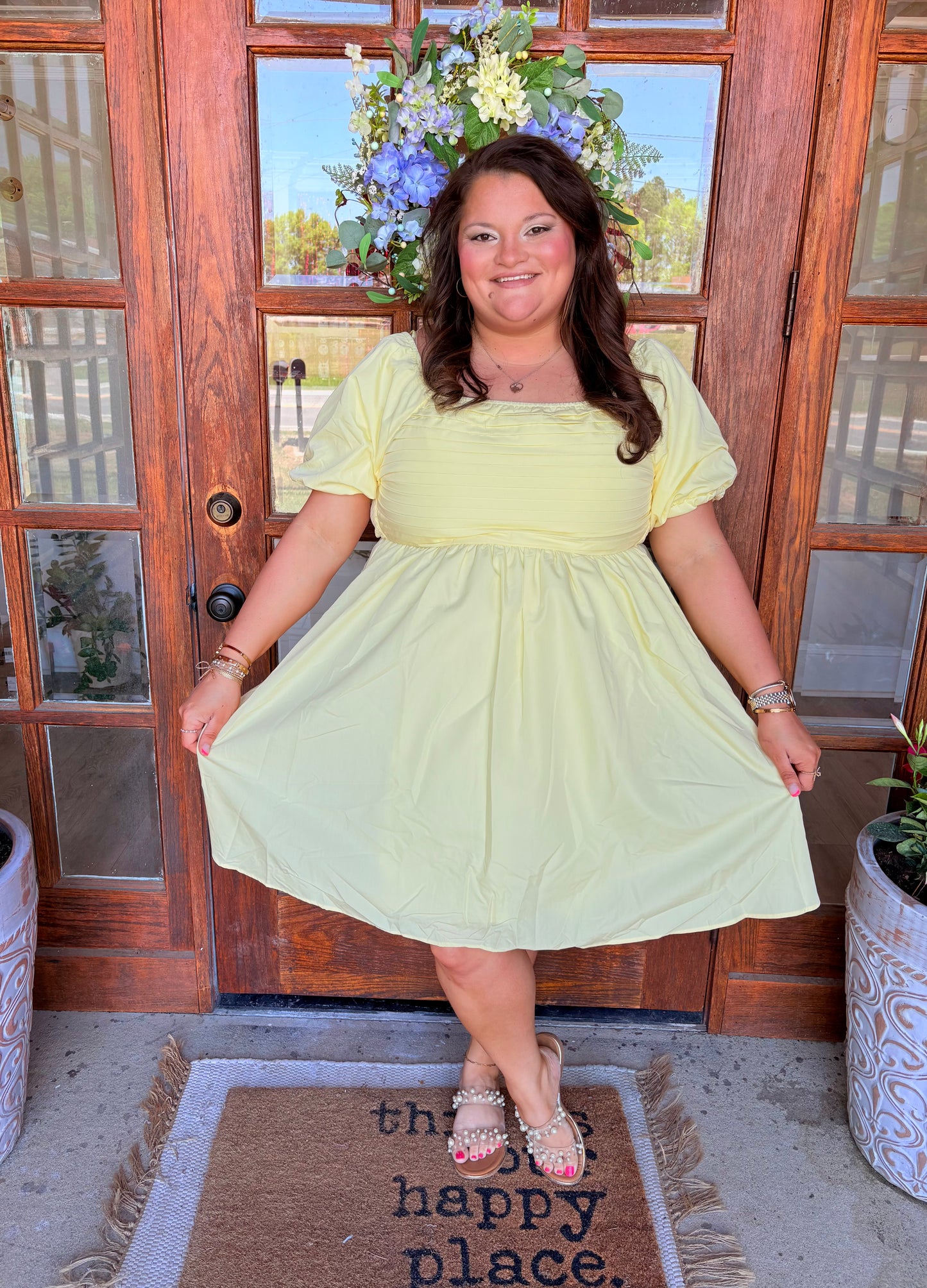 Graceful Yellow Dress