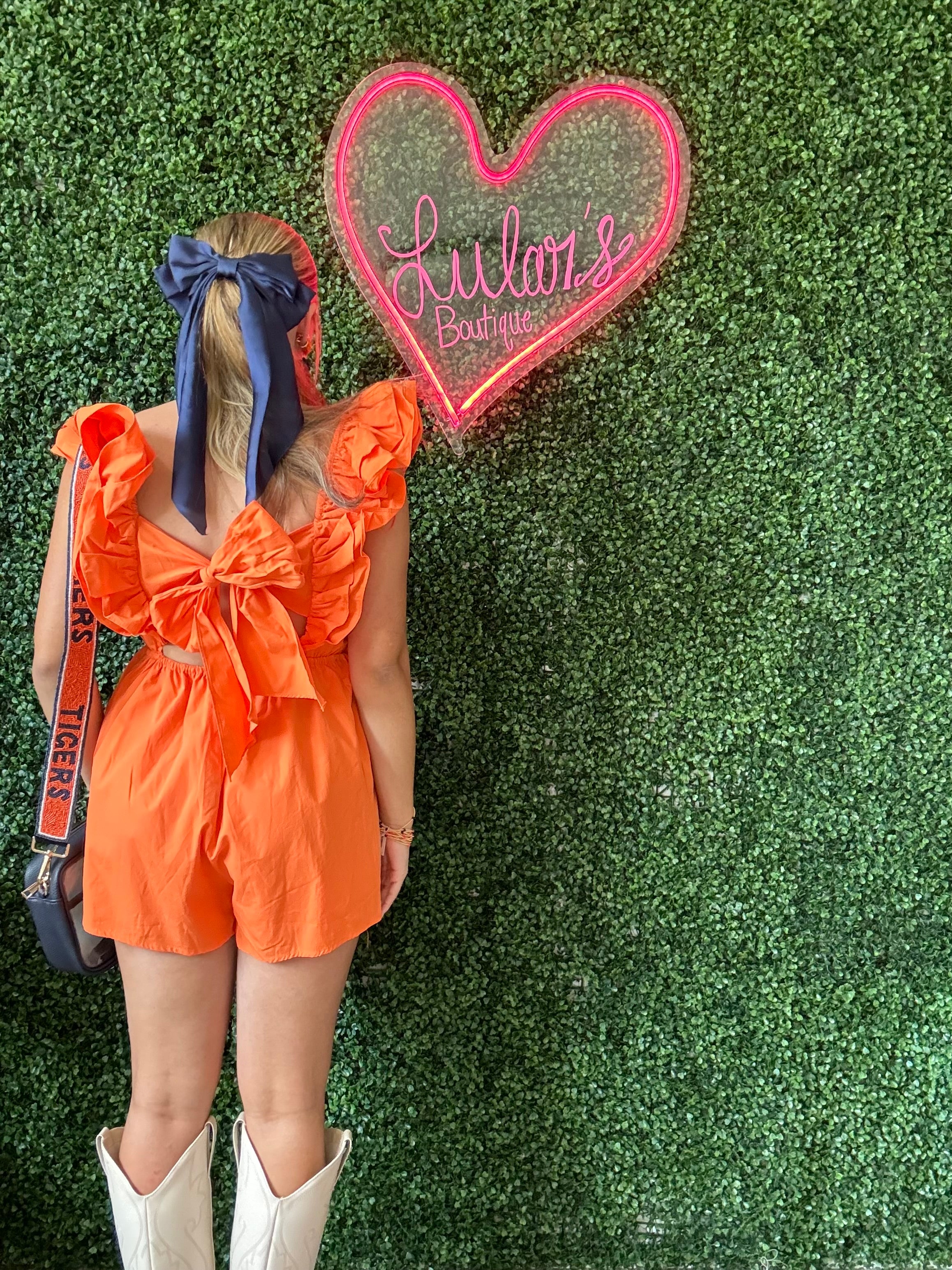 Orange Romper
