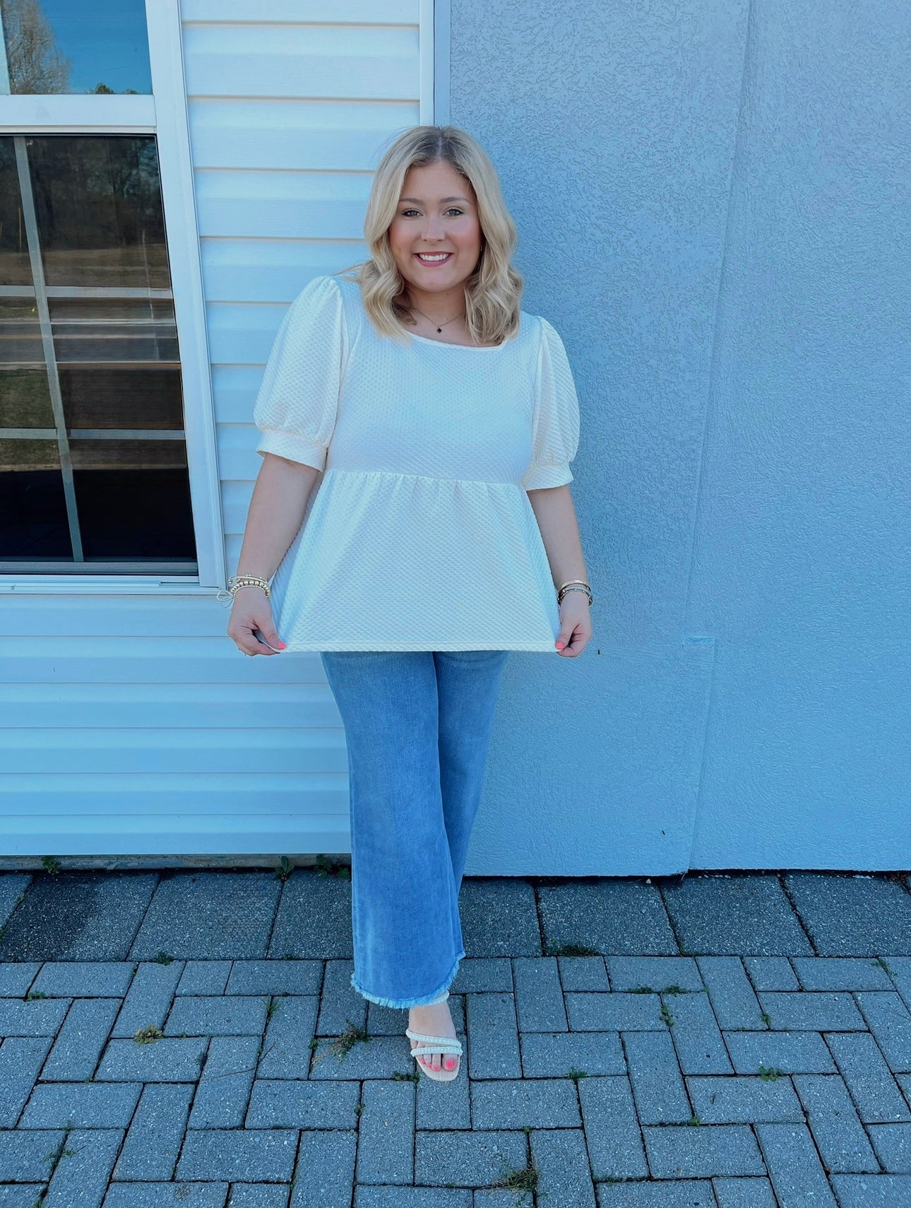 Ivory Bliss Blouse