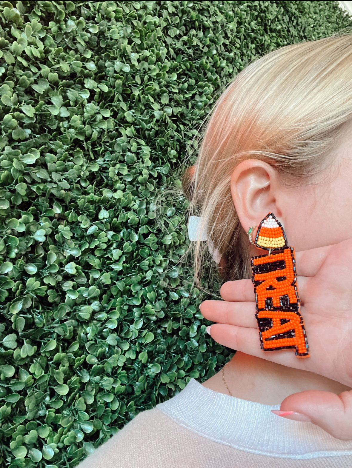 Trick & Treat Candy Corn Earrings
