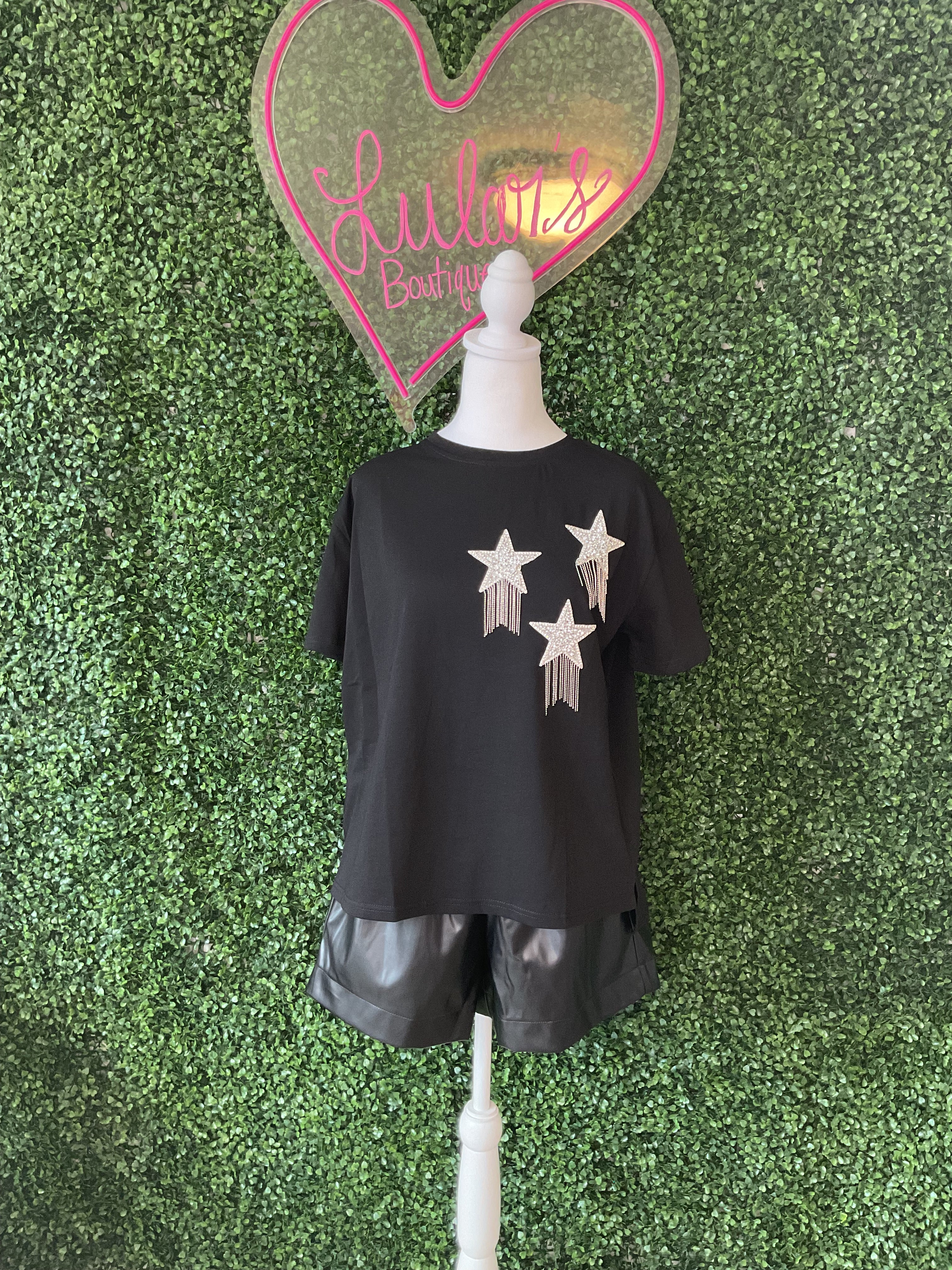 In the stars black