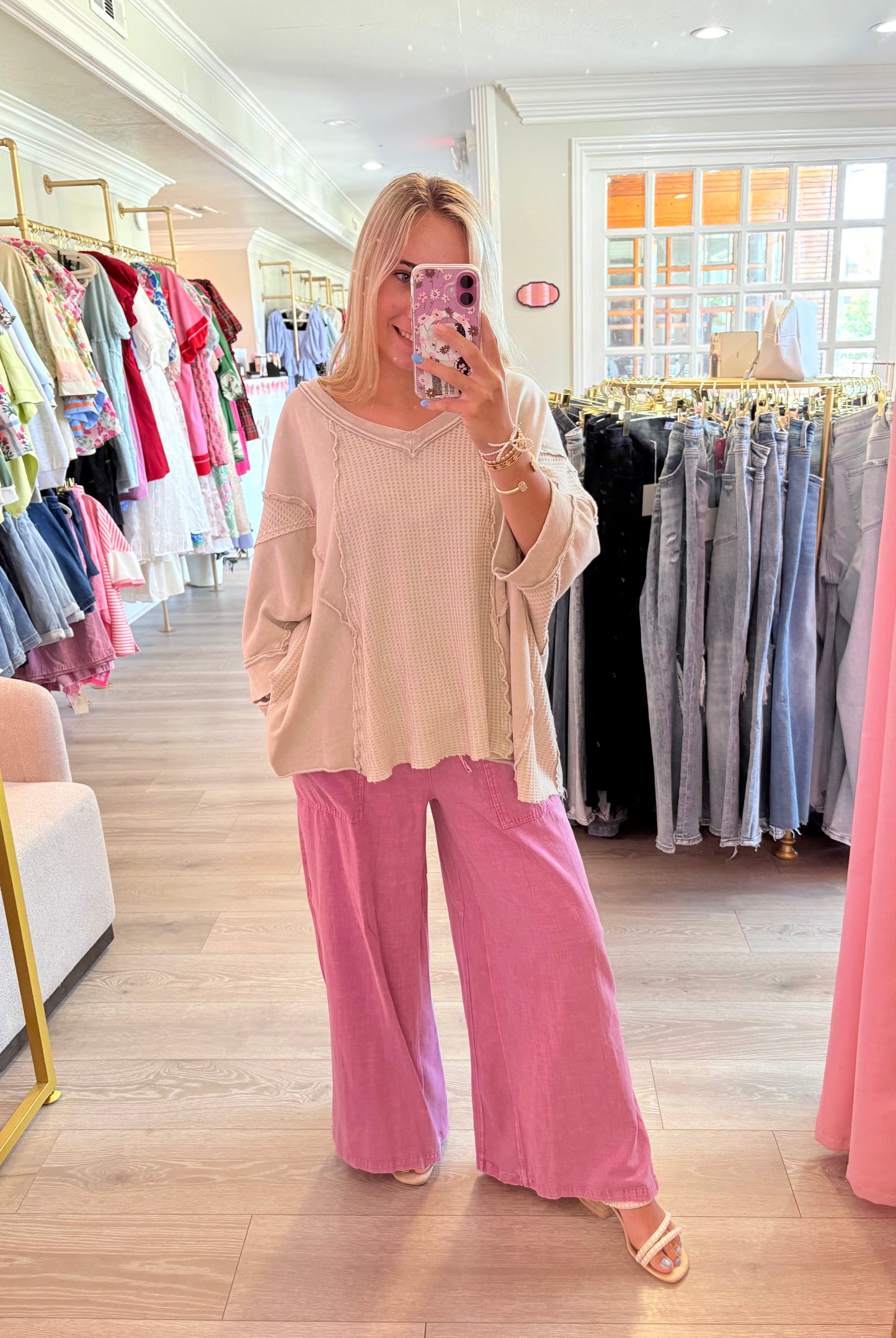 Paradise Island Boho Rose Pants