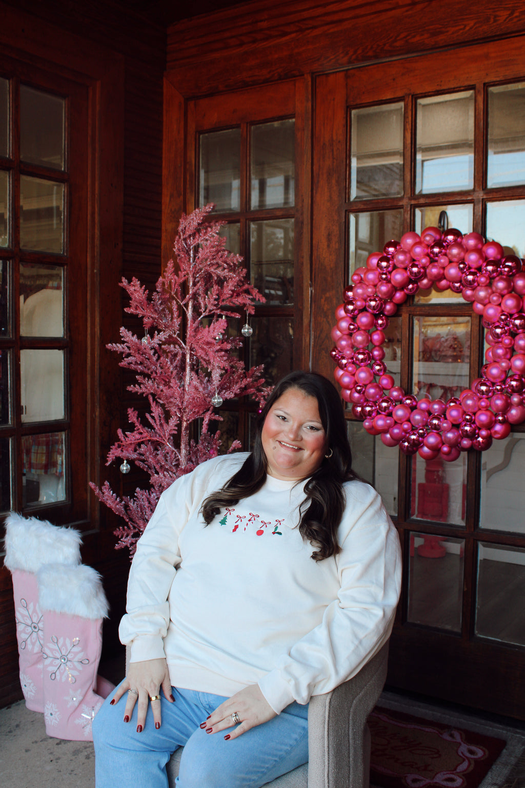 Christmas Bows Sweatshirt