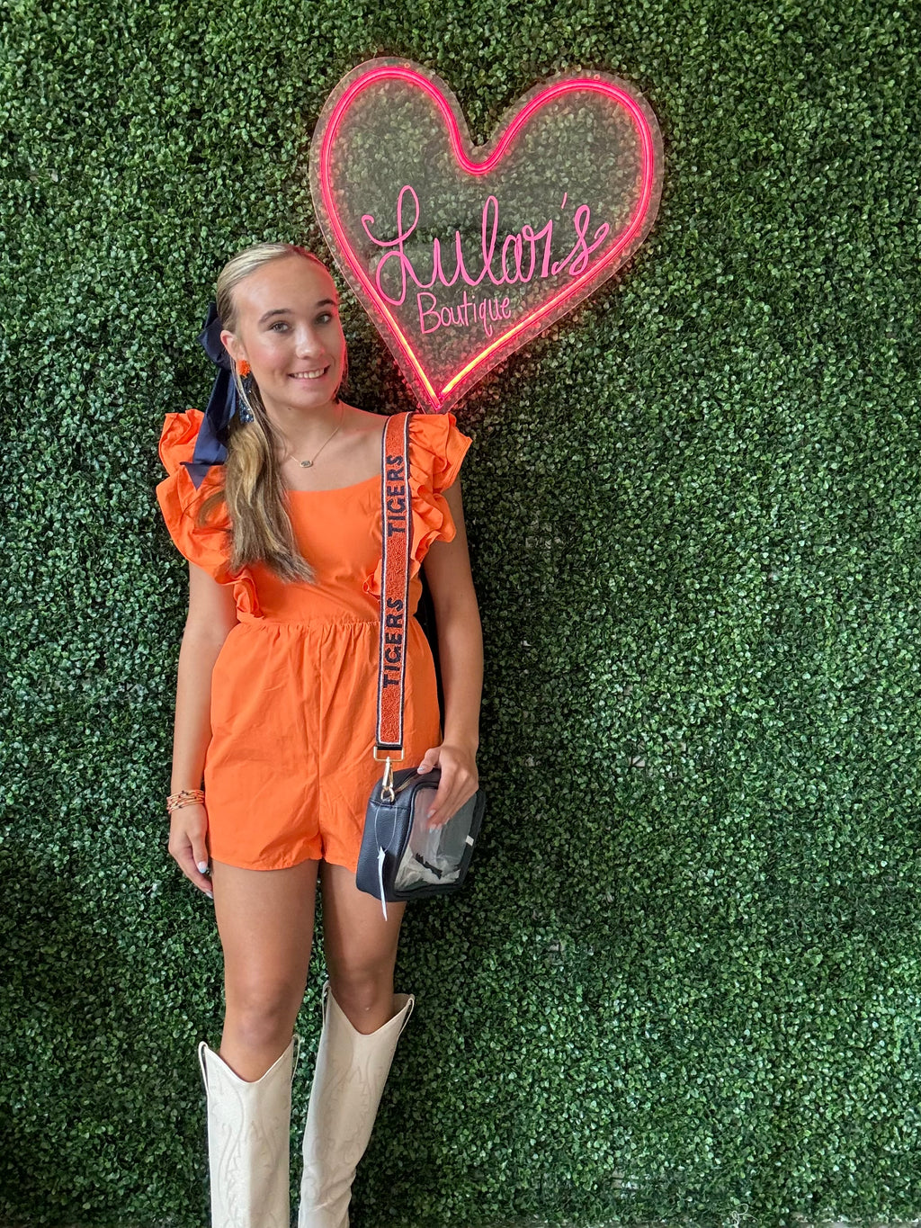 Orange Romper