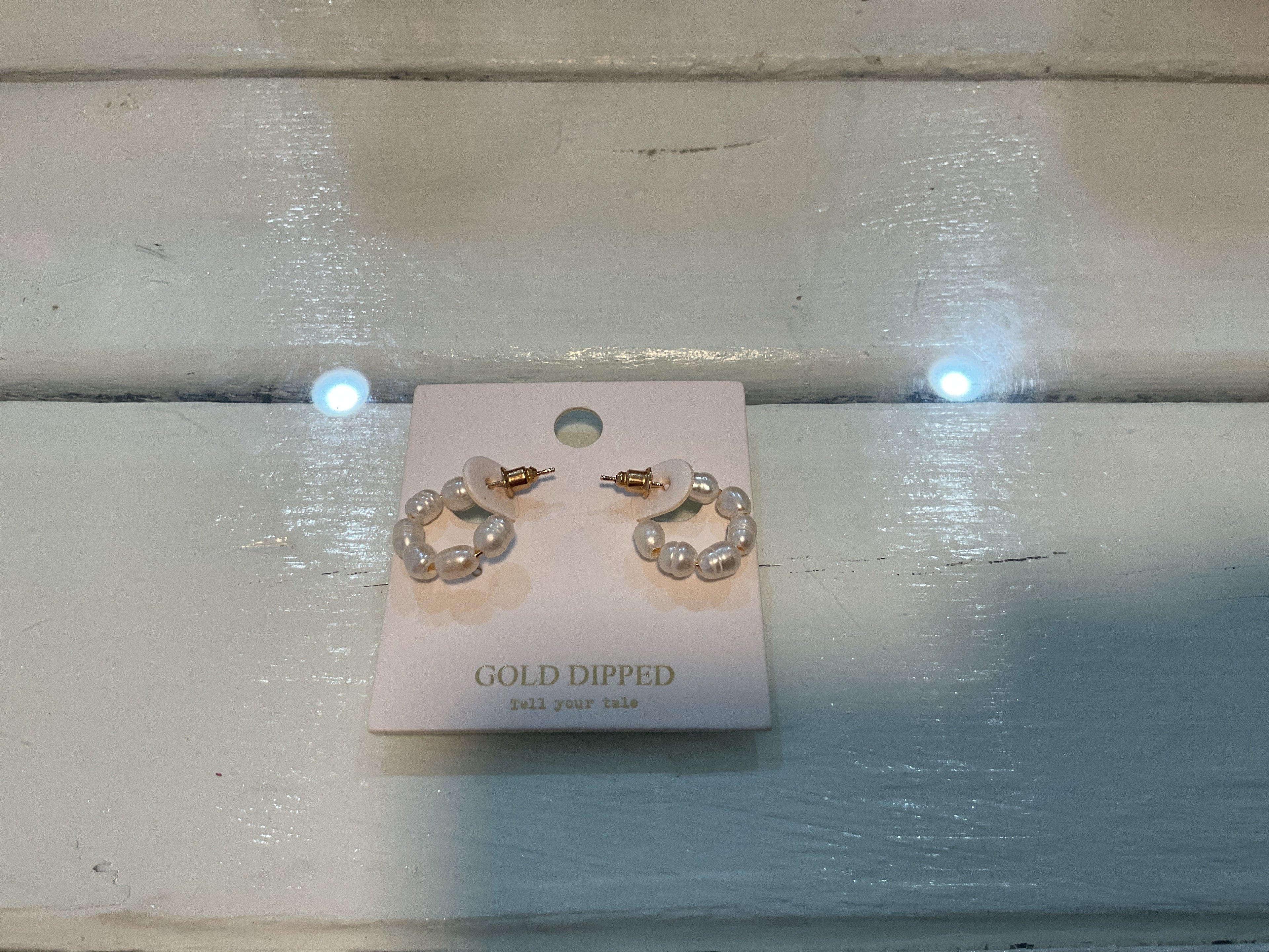 Pearl hoops