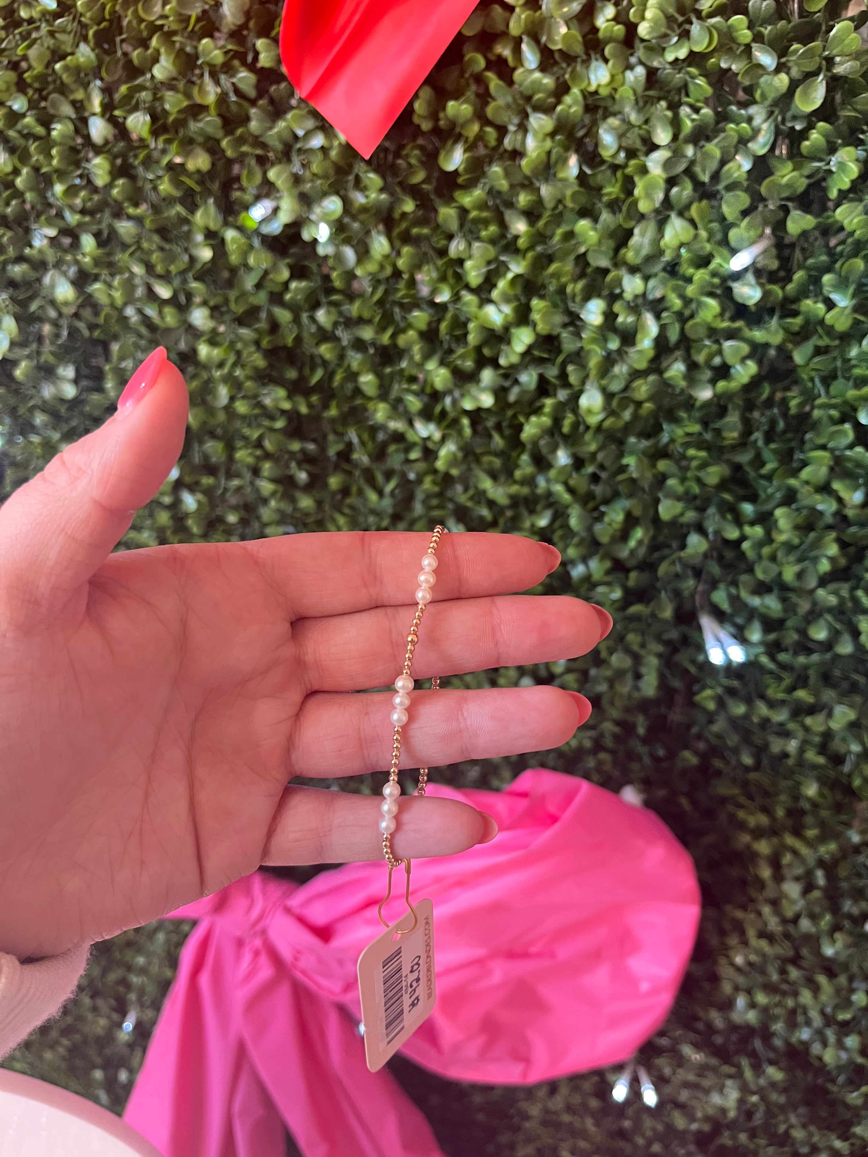 BB ILY Pearl Bracelet