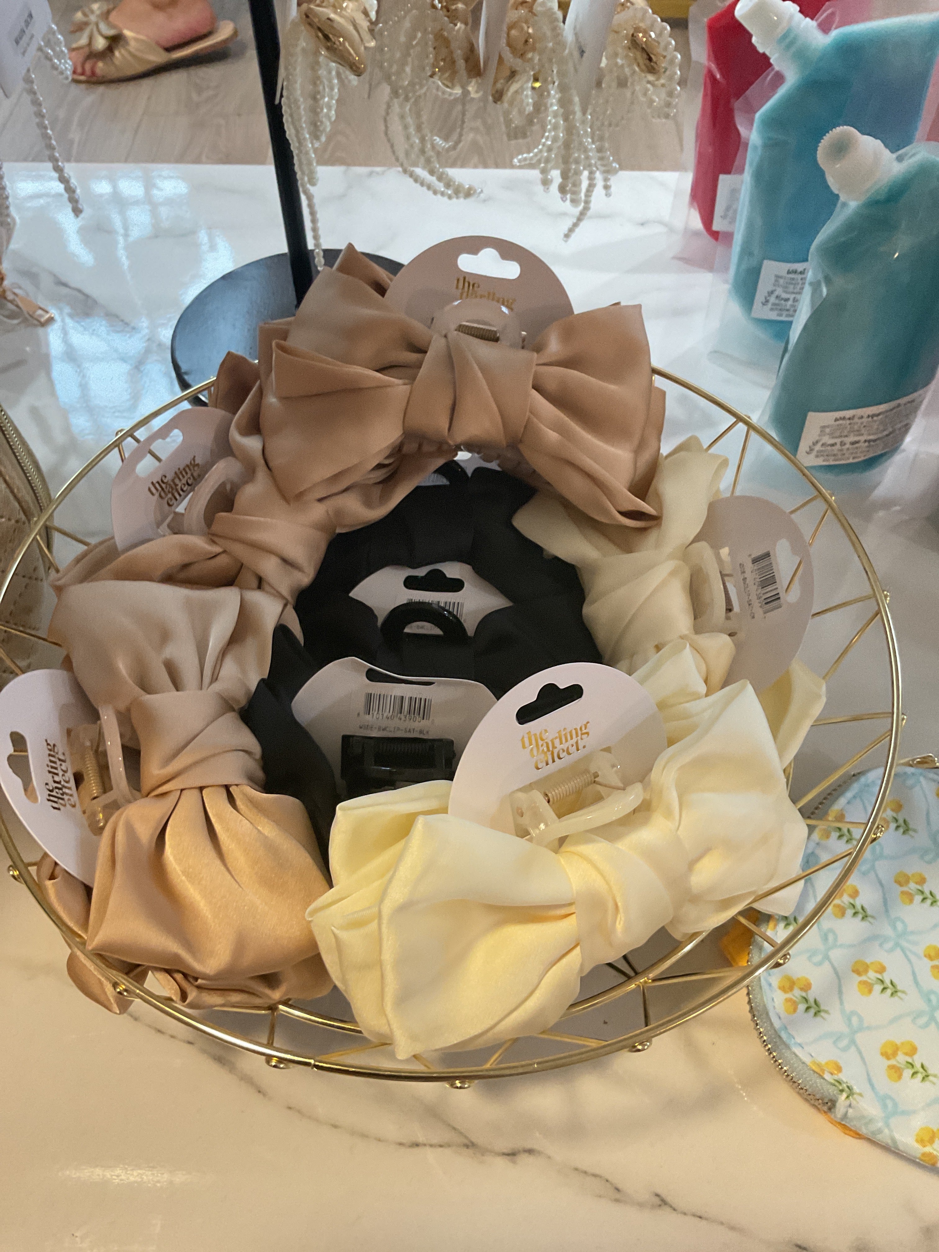 Satin Bow Clip