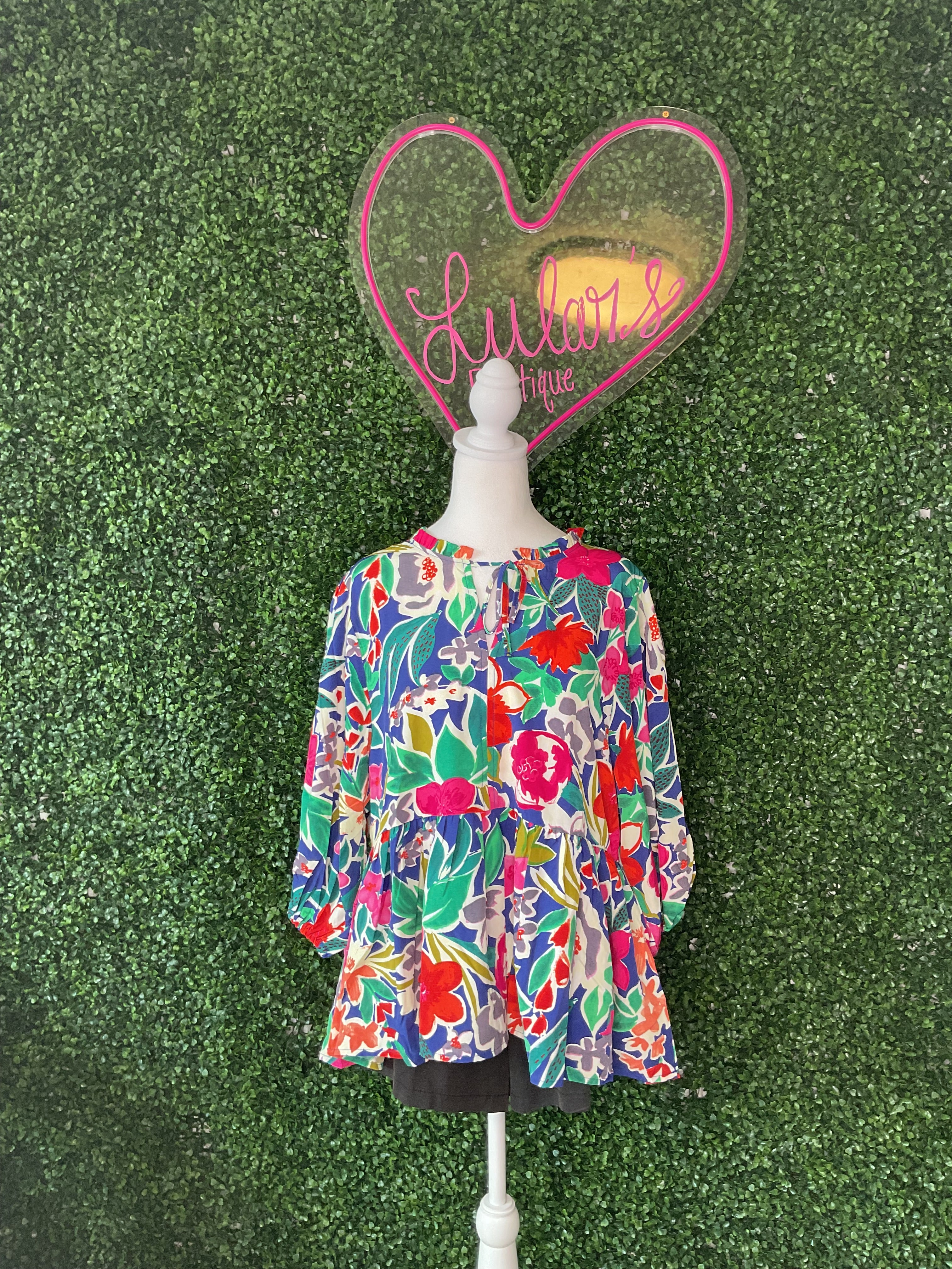 Summer navy floral