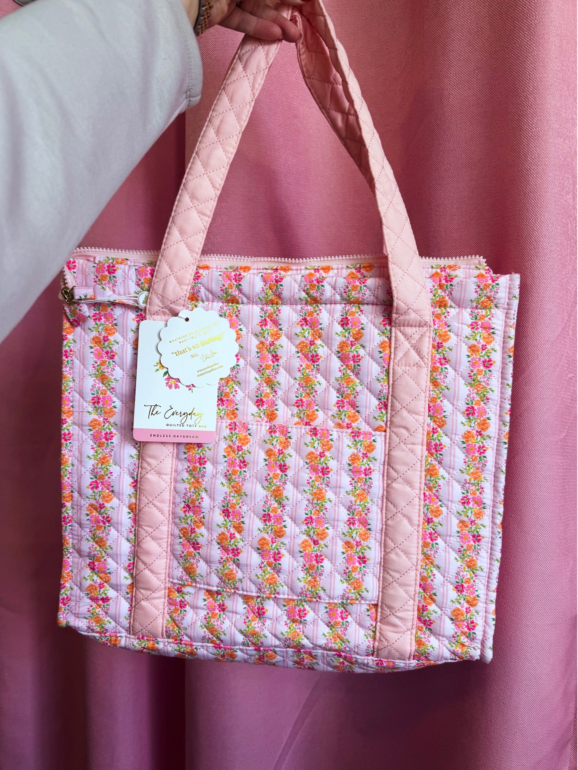 The Everyday Quilted Tote Bag