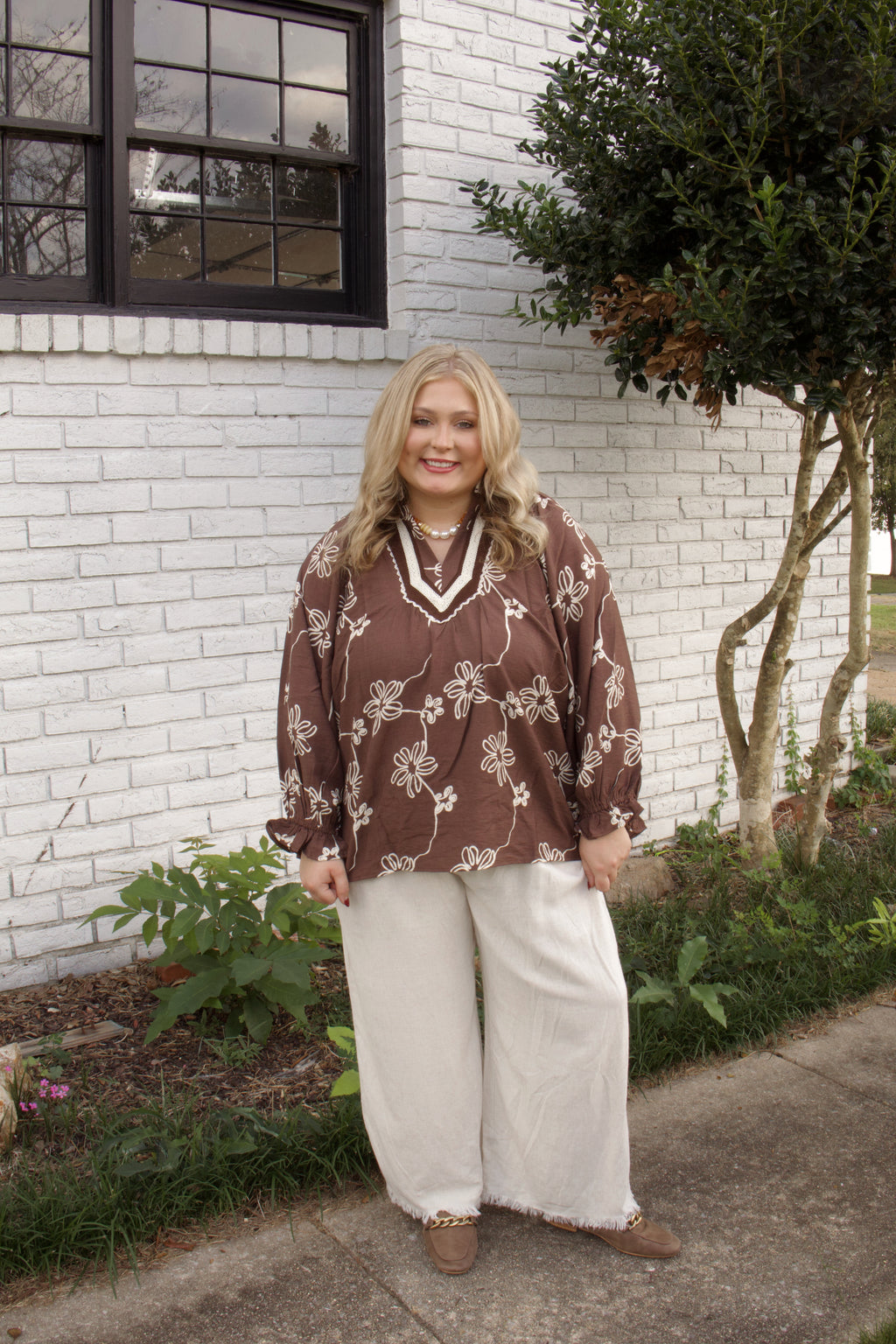 The Pecan Pie Blouse
