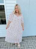 Tiers of Lacey Flowers Dress