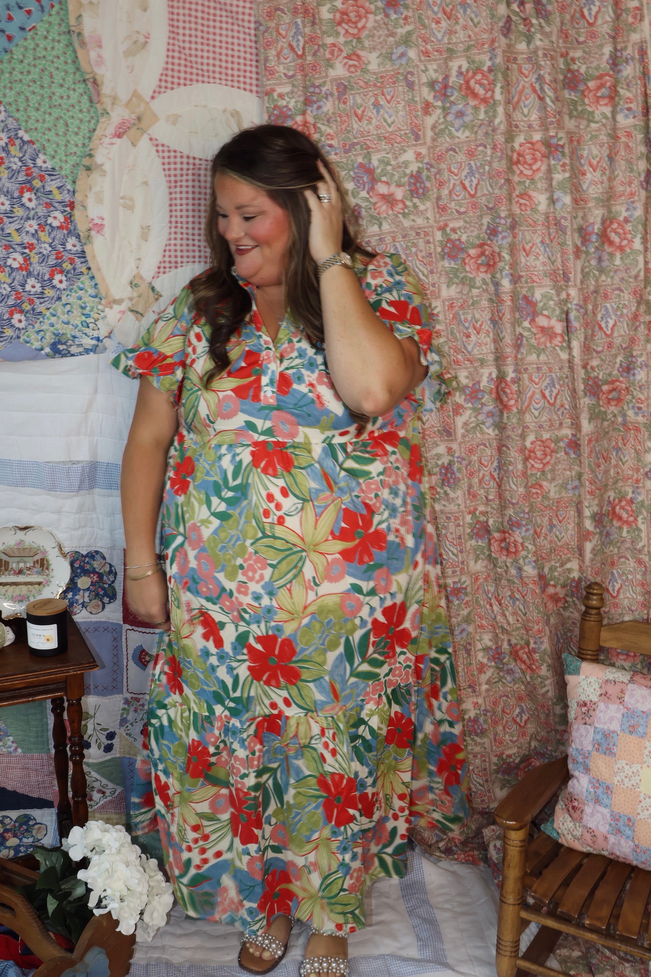 Tropical Summer Dress