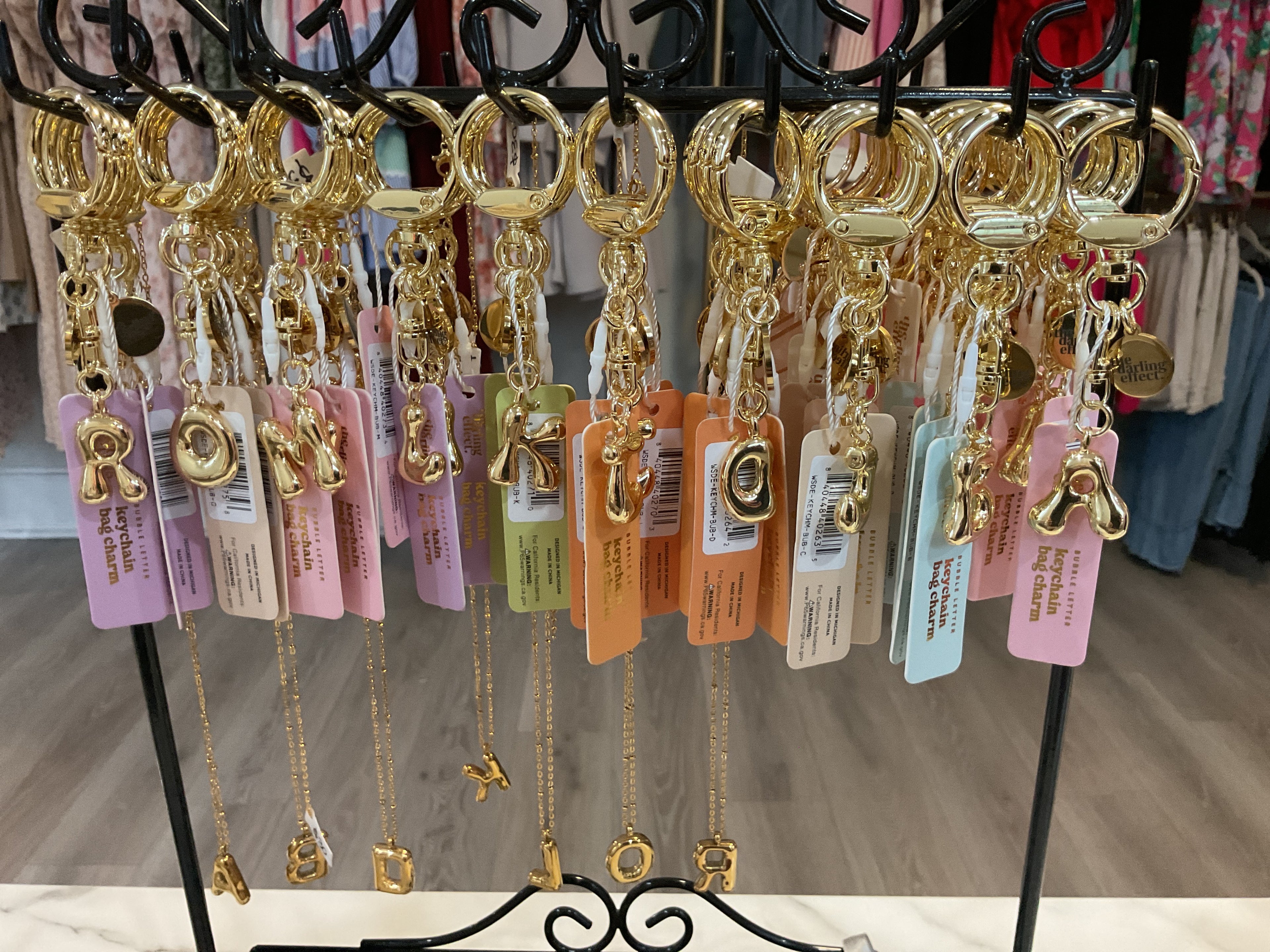 Bubble Keychain Bag Charm