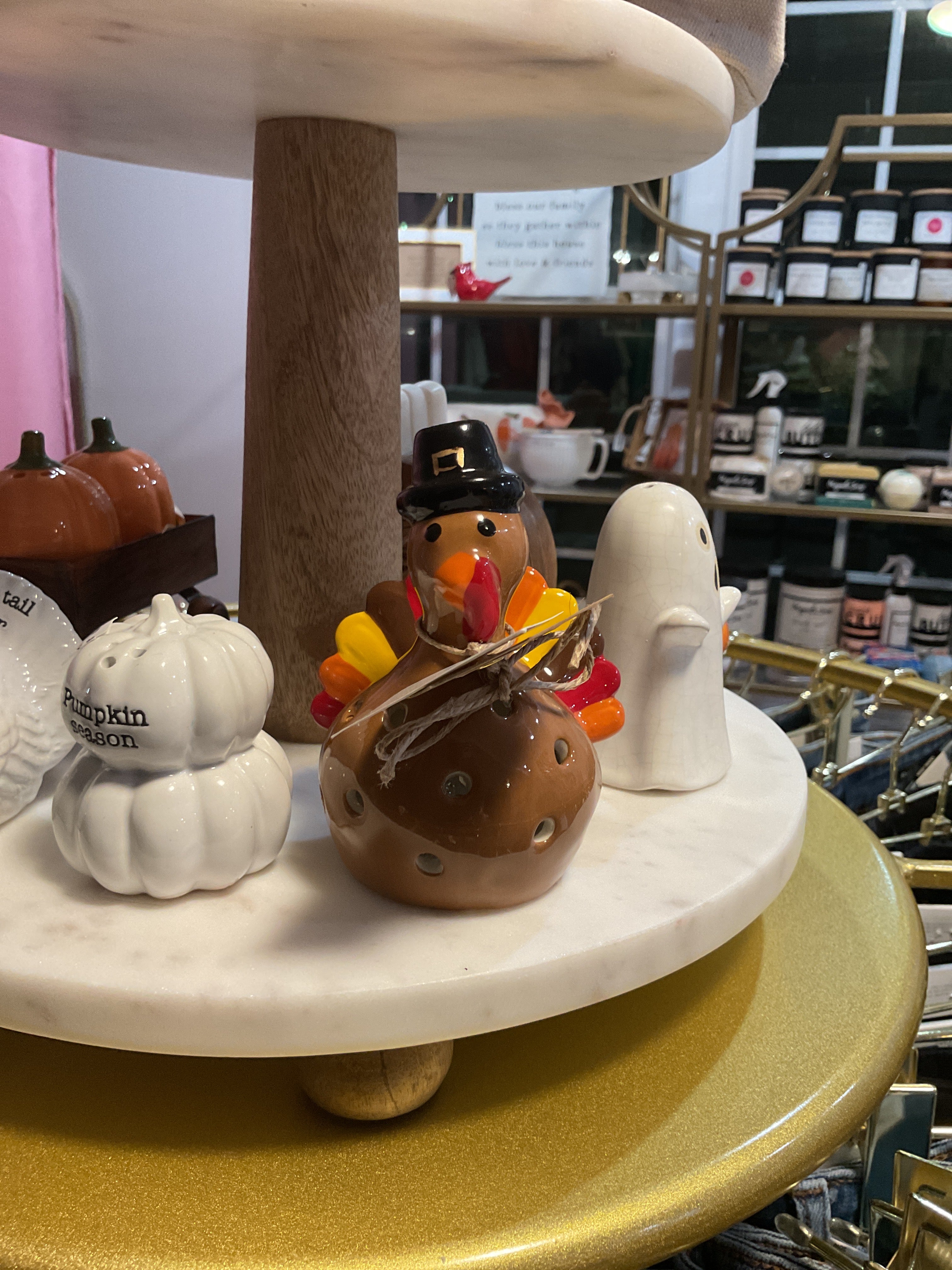 Porcelain turkey