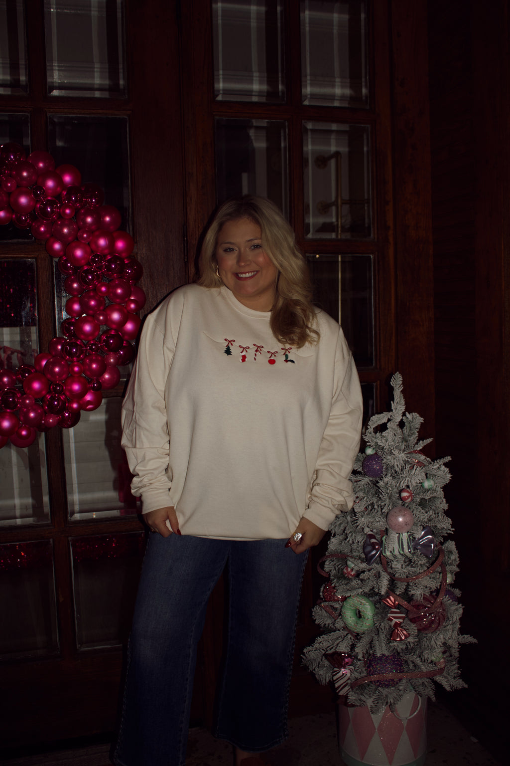 Christmas Bows Sweatshirt