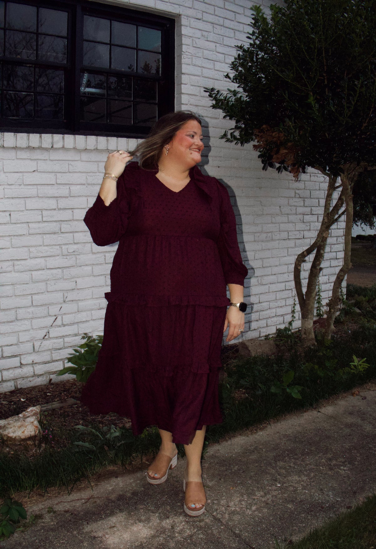 Plum Sunday Dress