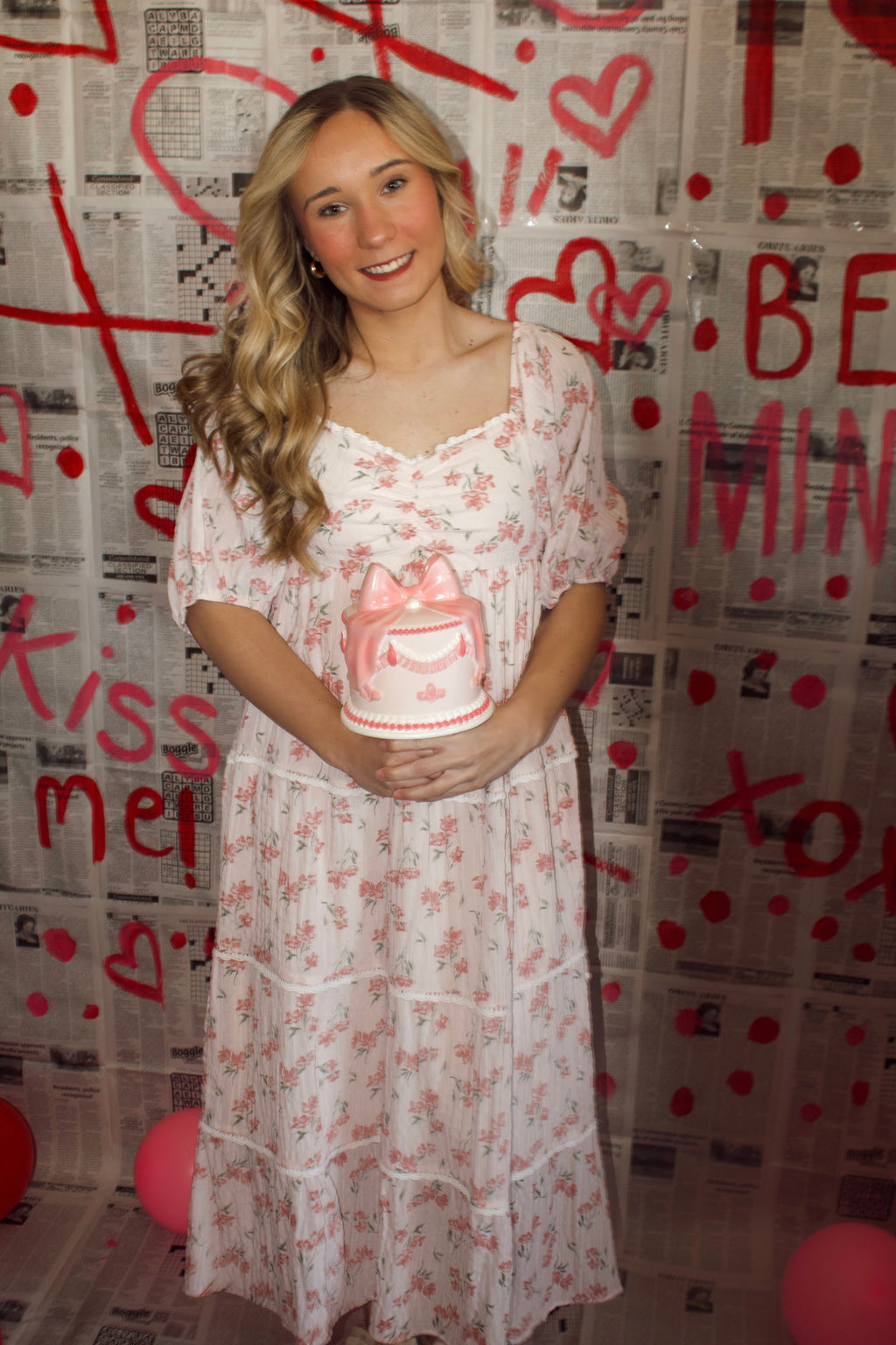 Tiers of Lacey Flowers Dress