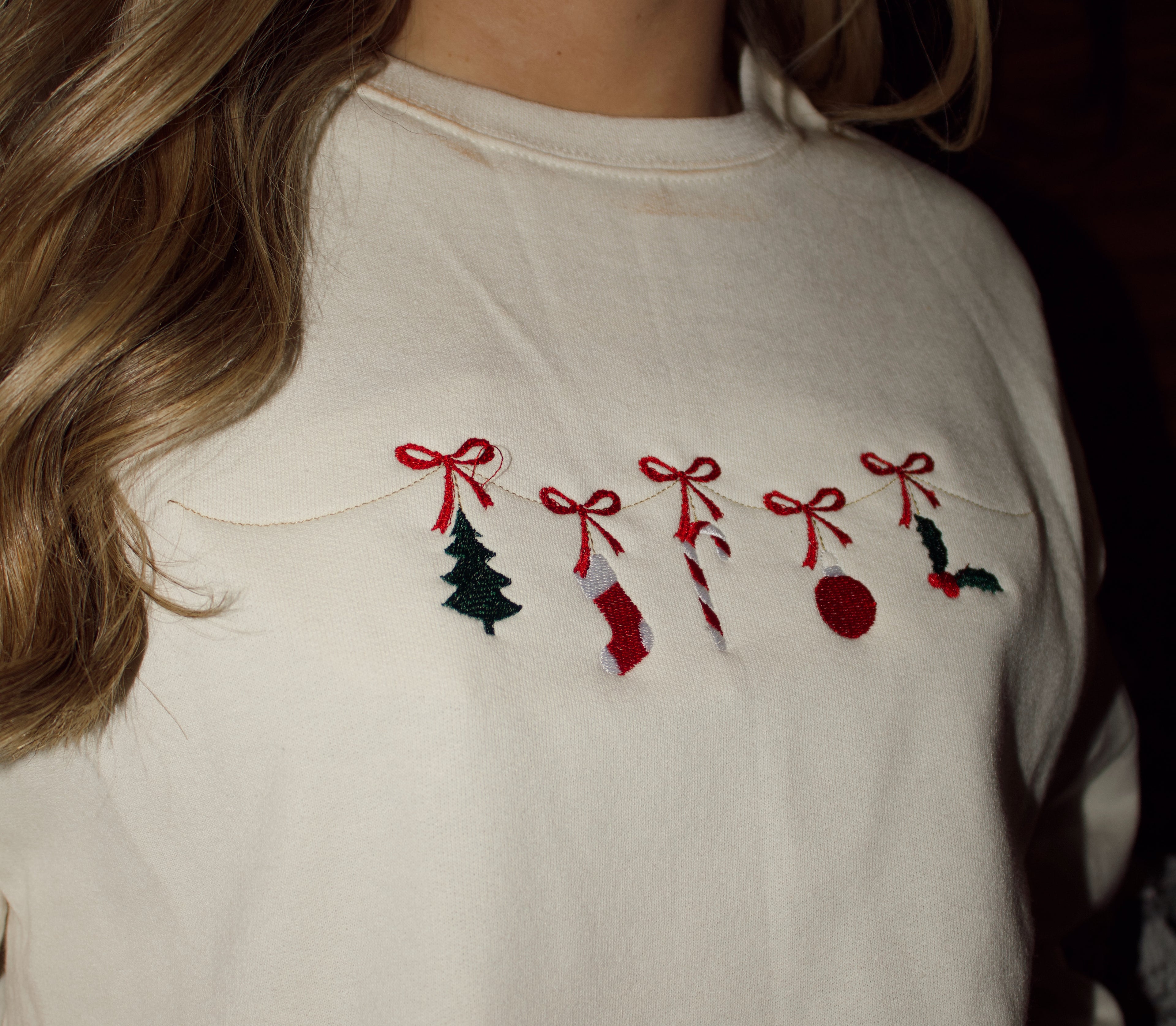 Christmas Bows Sweatshirt