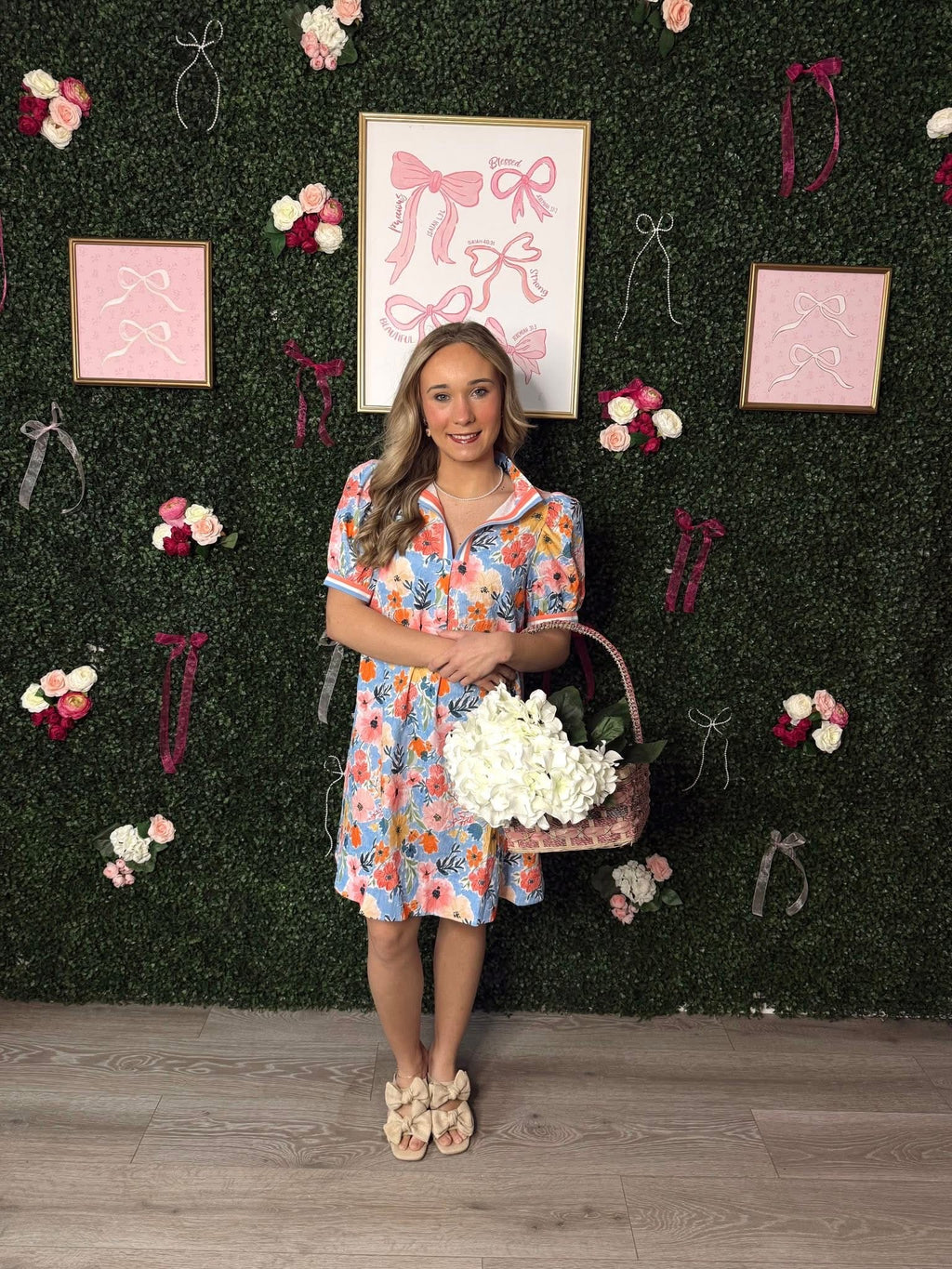 Blue Skies & Blossoms Dress