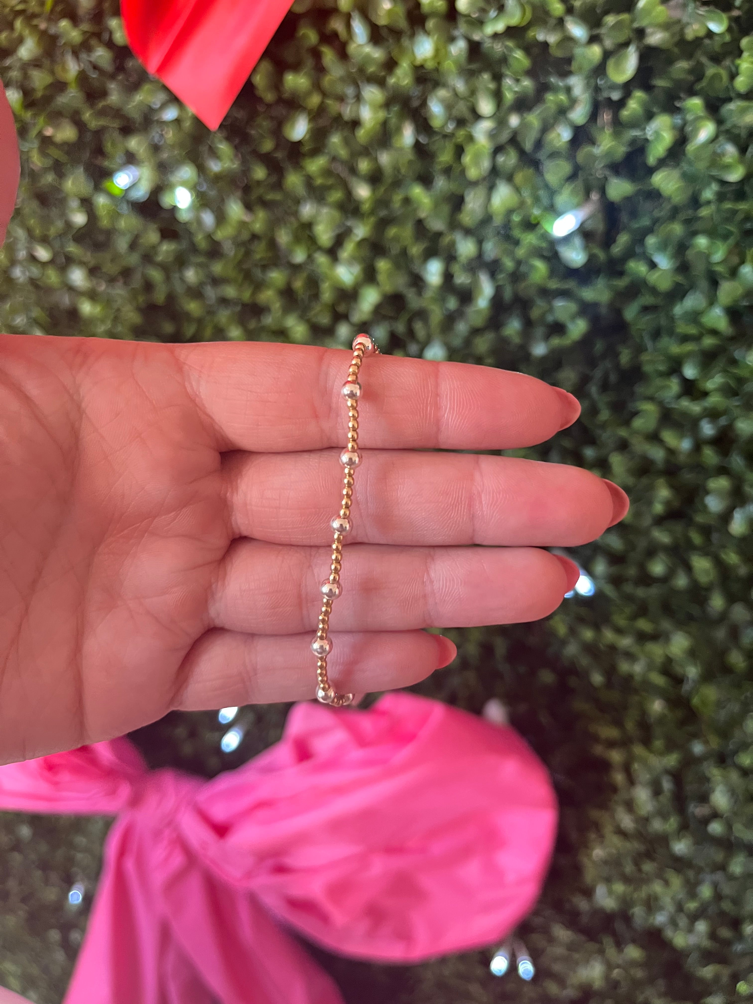 BB Olive Bracelet Gold+Silver