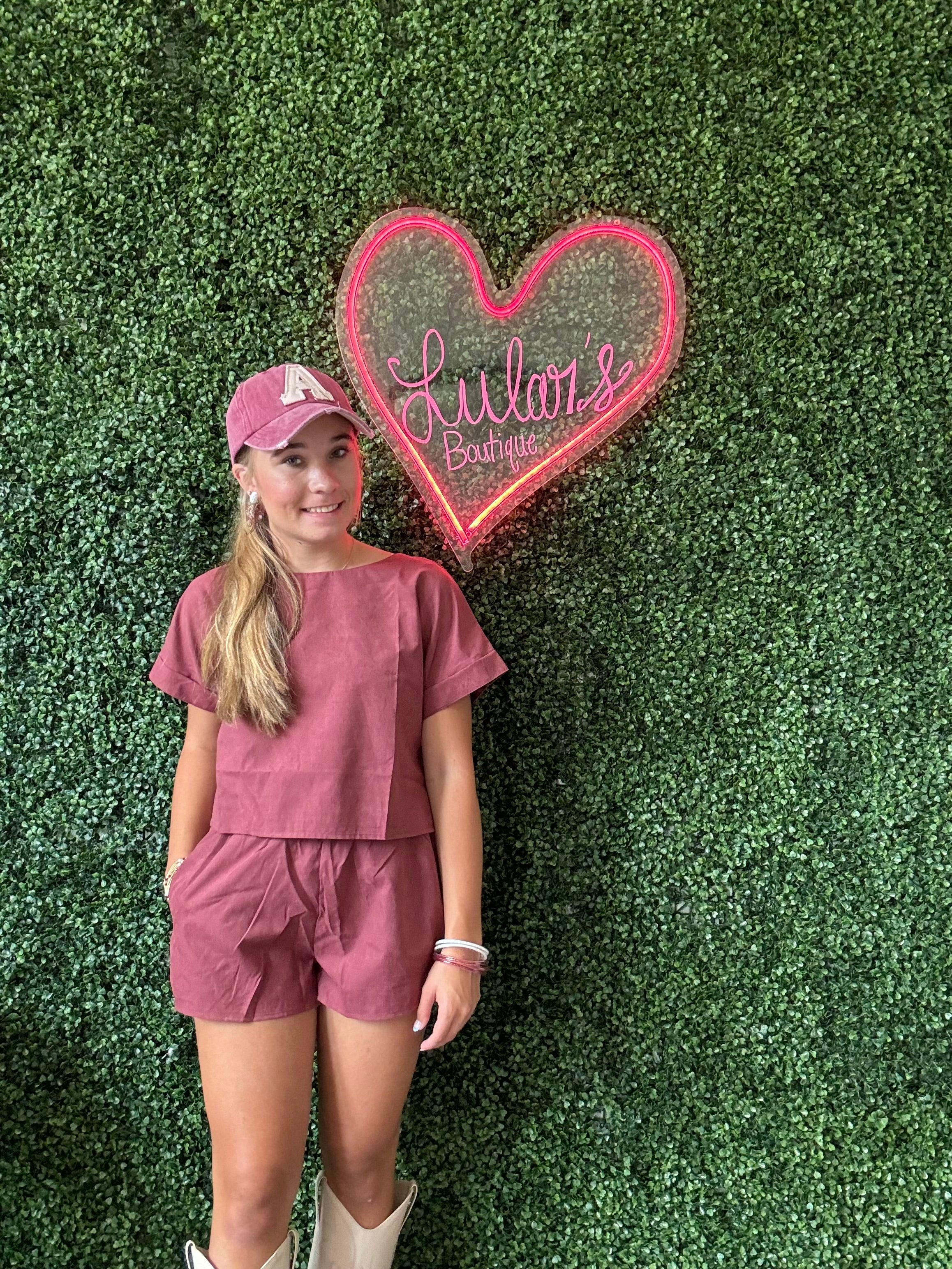 Crimson Red Set (Top)