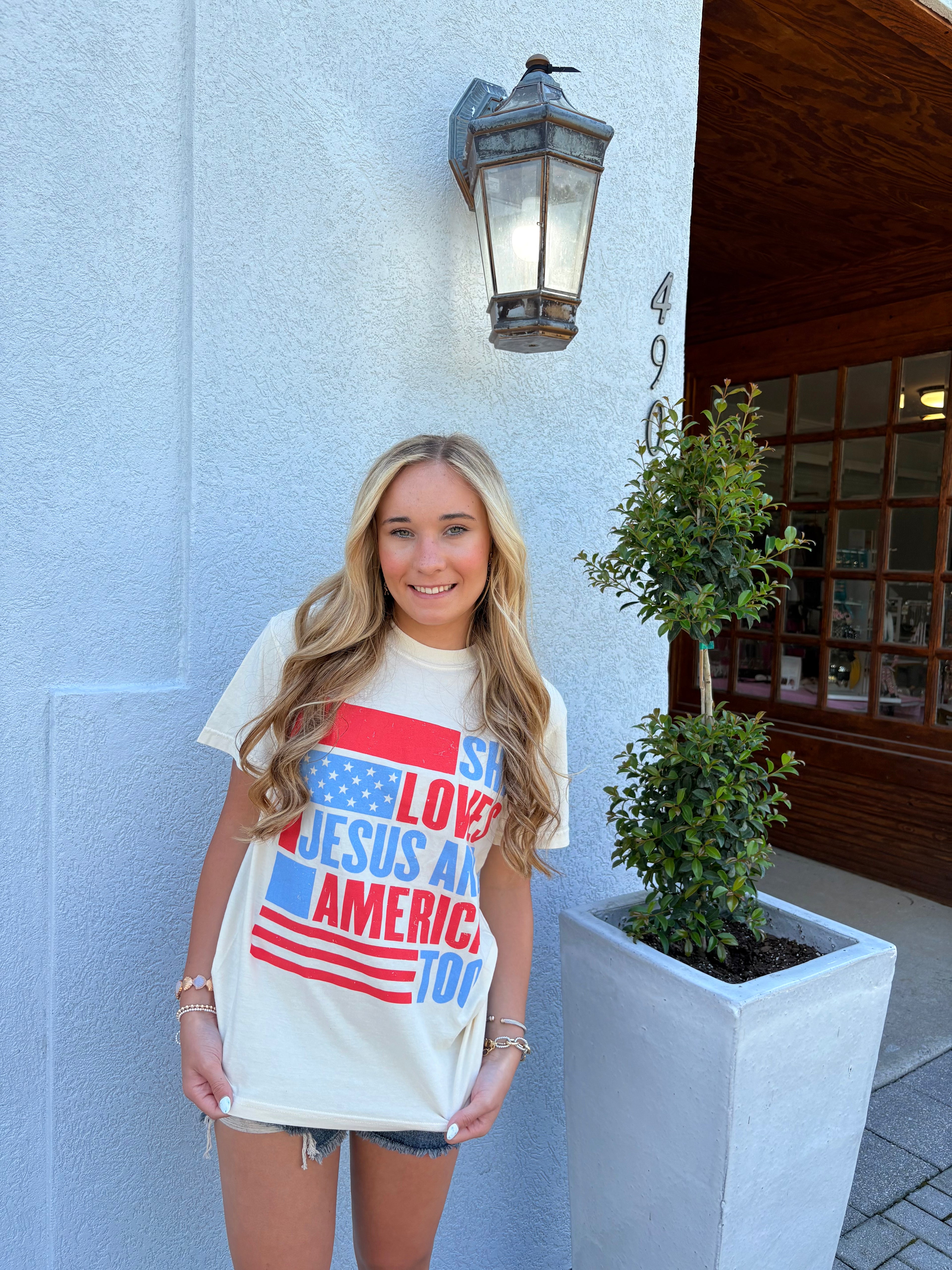 She Loves Jesus and America Too