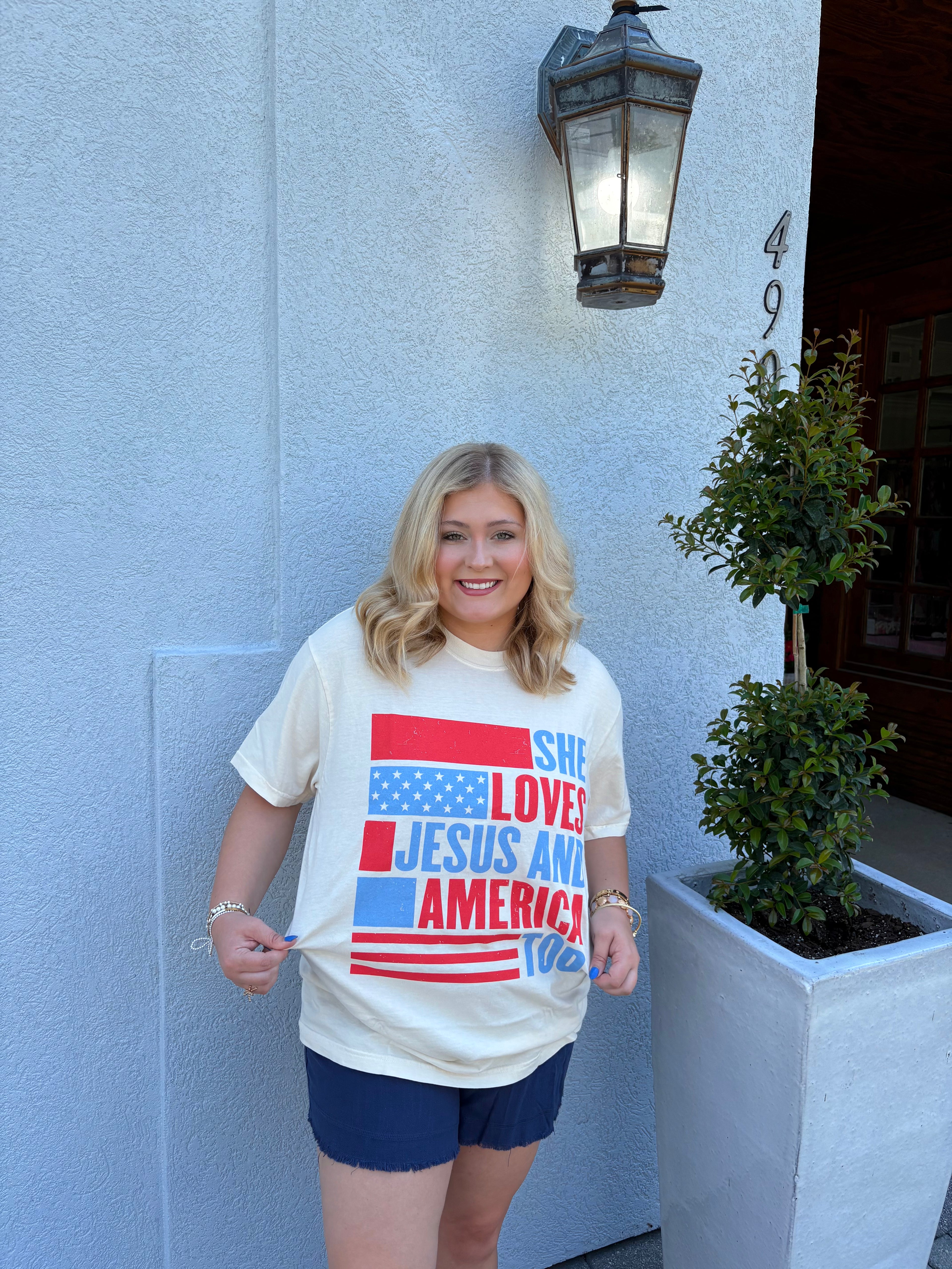 She Loves Jesus and America Too