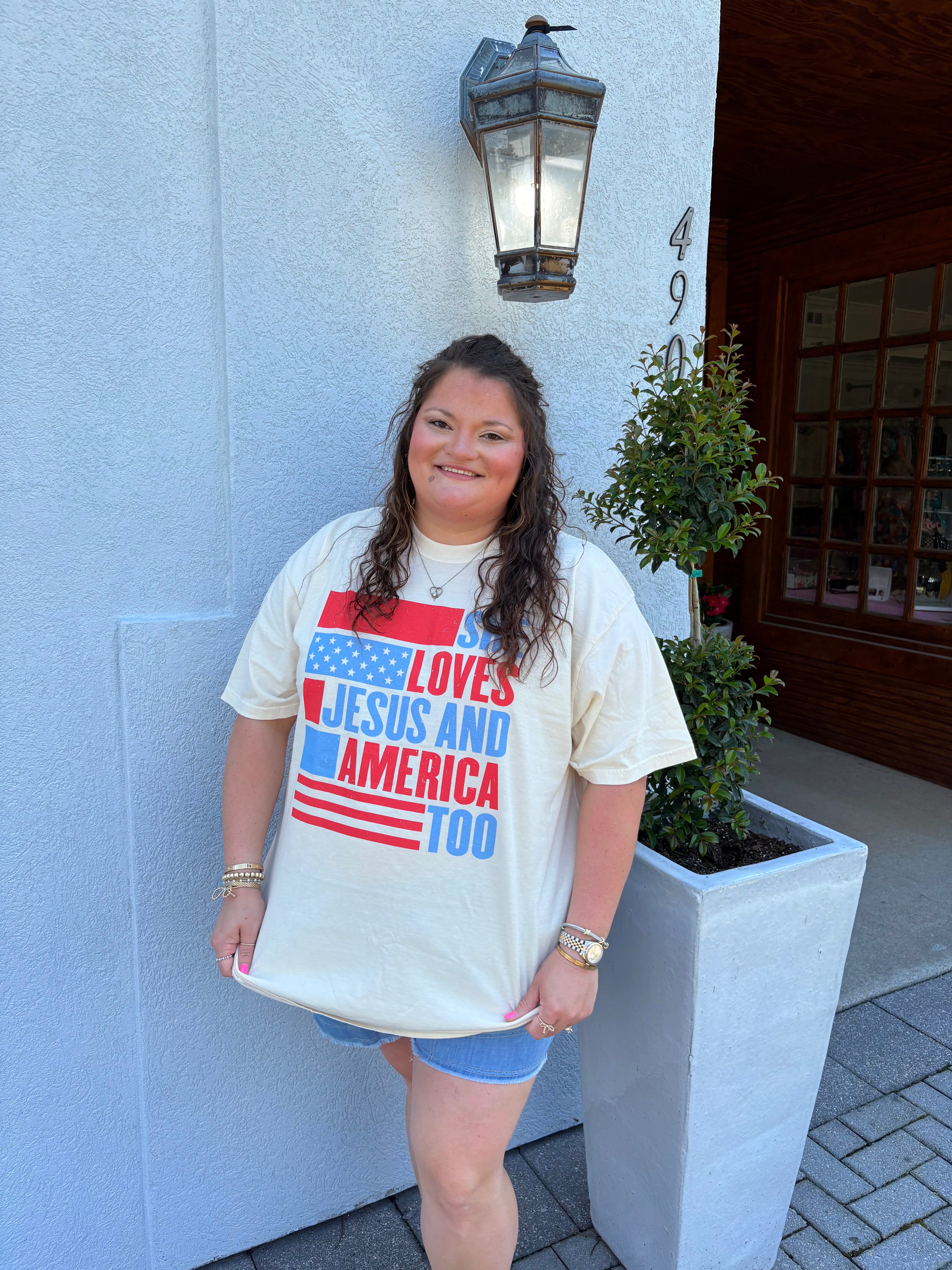 She Loves Jesus and America Too