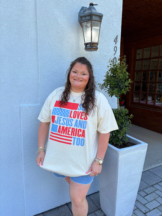 She Loves Jesus and America Too