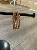 Gold beaded set